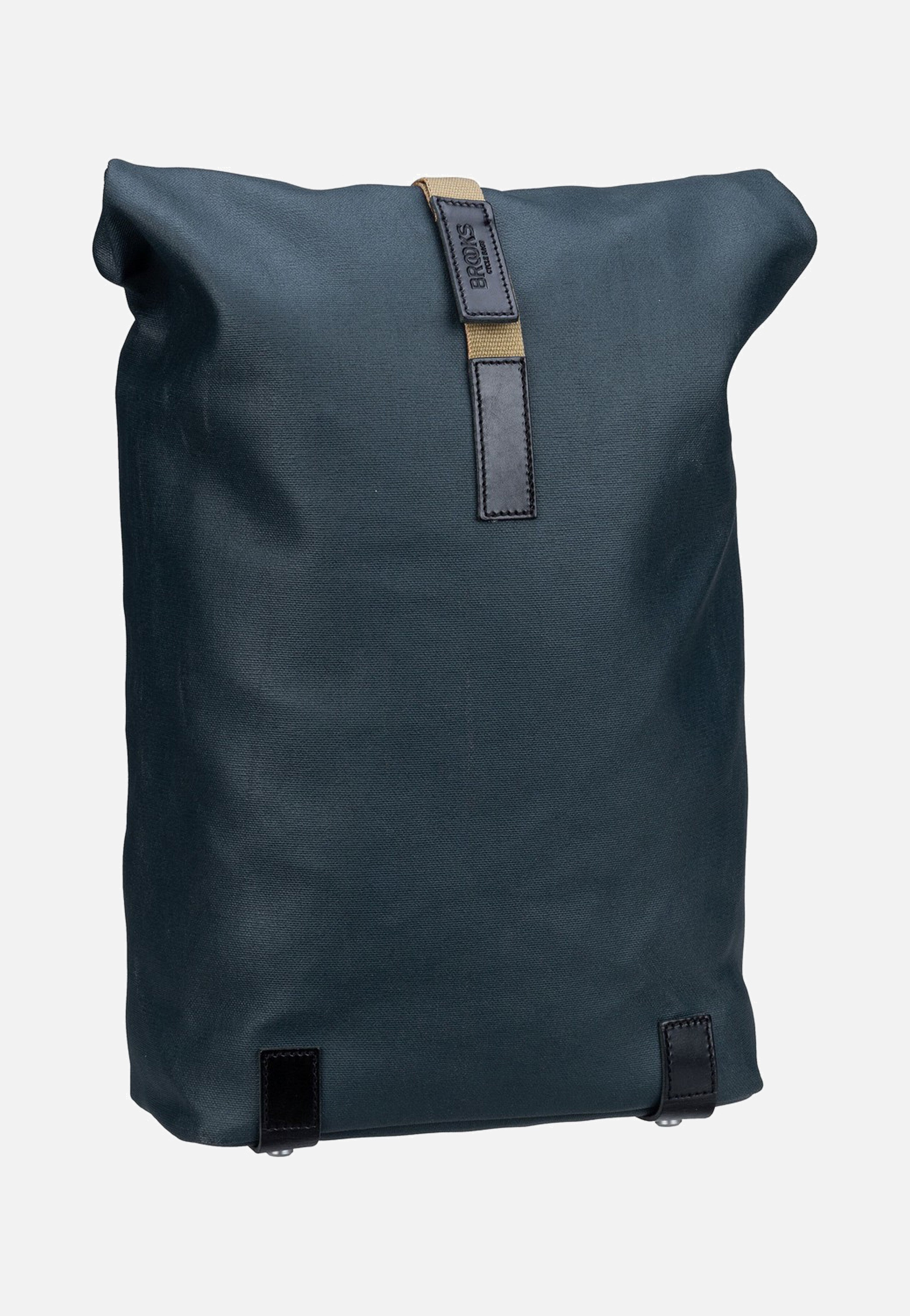 Brooks England Pickwick Cotton Canvas 12 L Dark Blue - Rolltop Rucksack ...