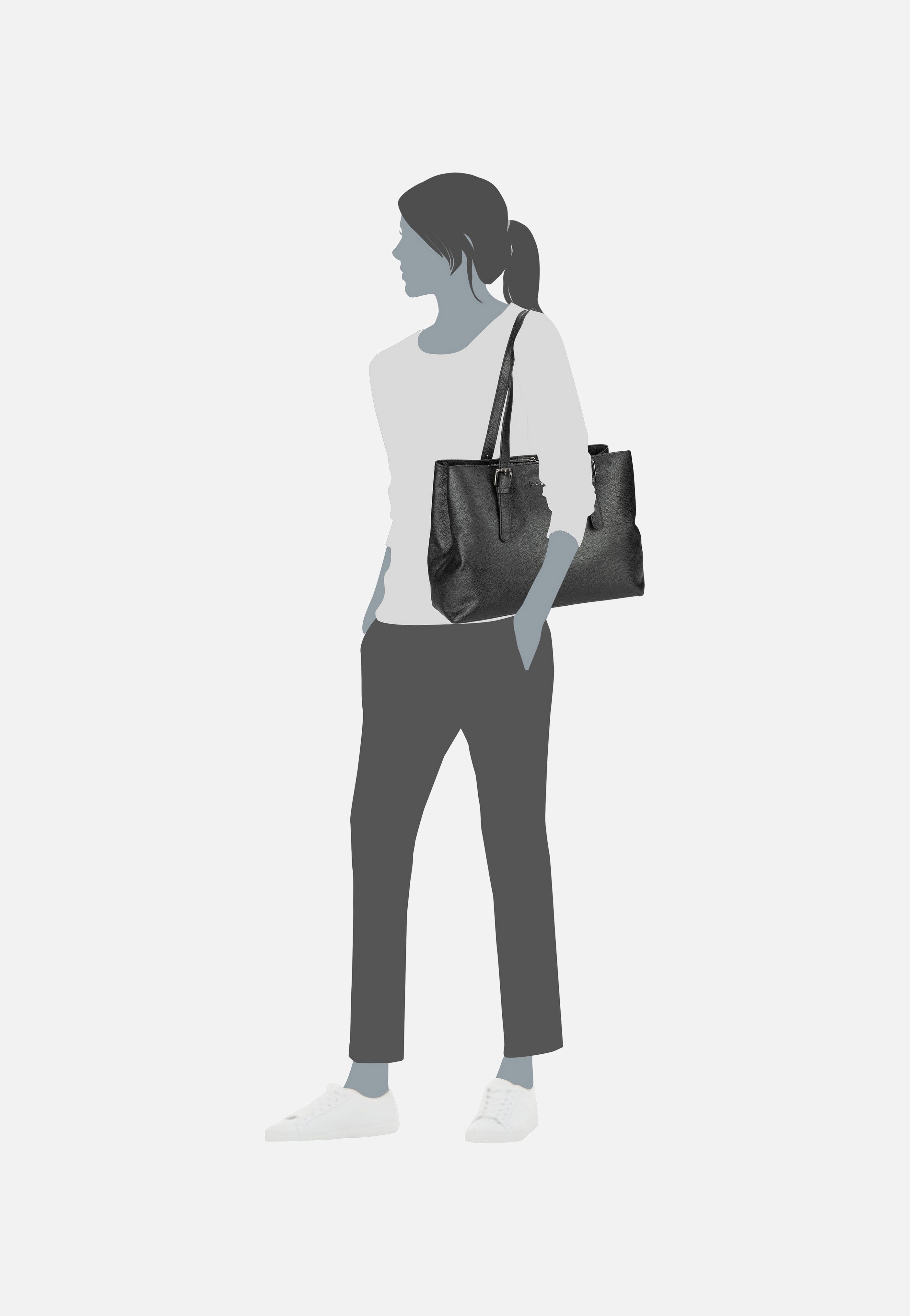 Bugatti - Bella Ladiesbag Schwarz - Shopper | Women-Image