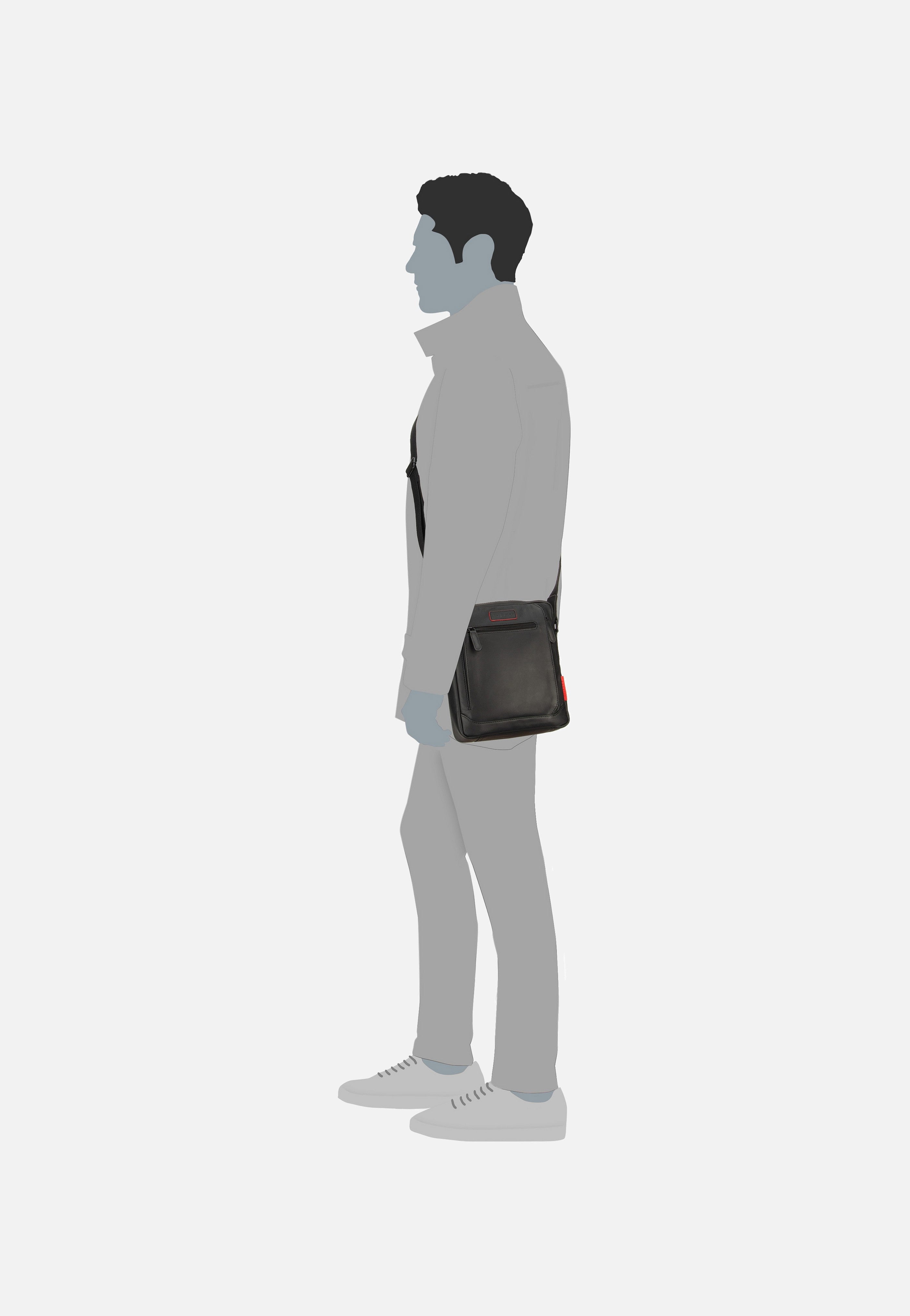 Bugatti - Clark Schwarz - Shoulder Bag | Men-Image