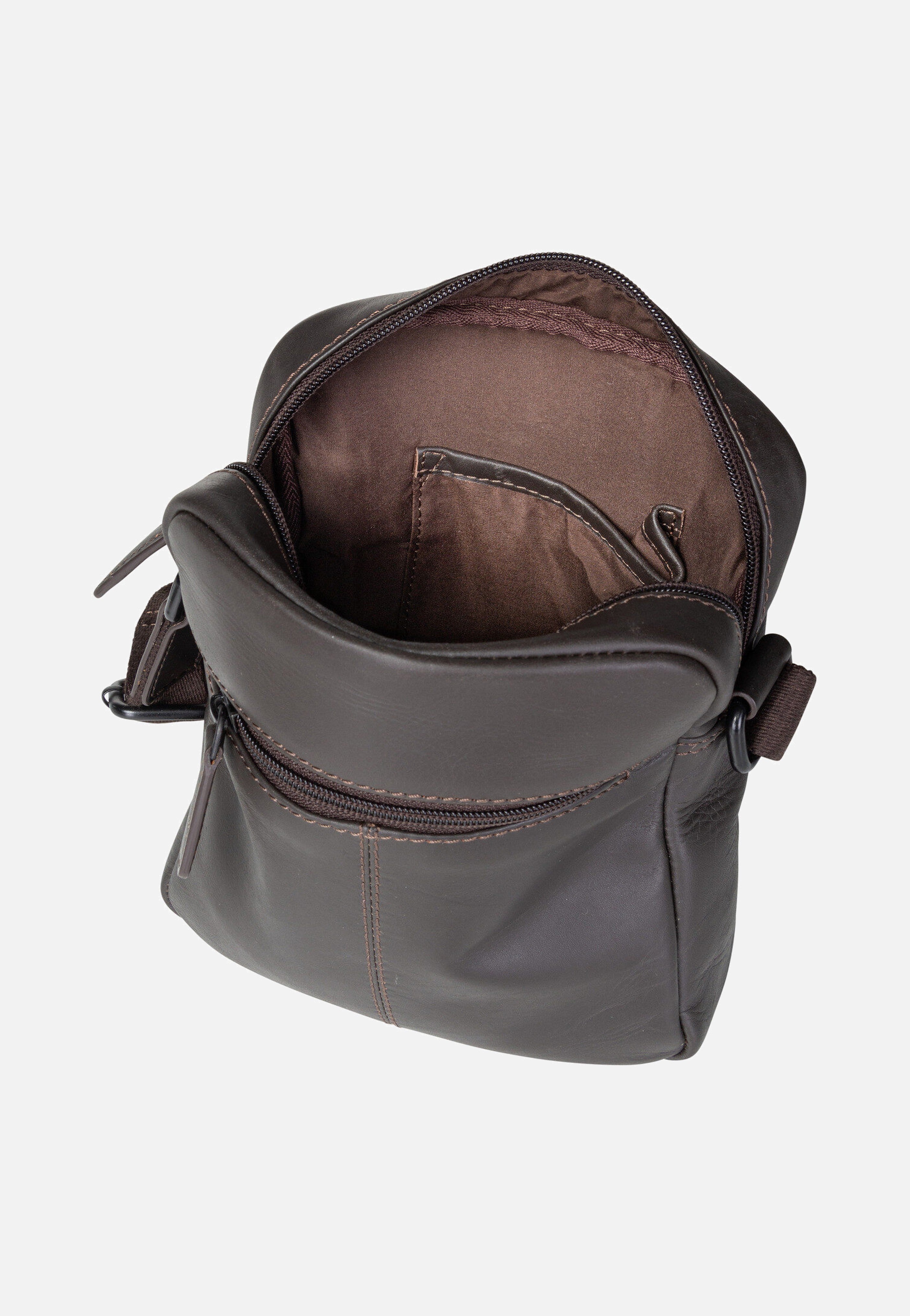 Bugatti - Clark Small Braun - Crossbody Bag | Men-Image