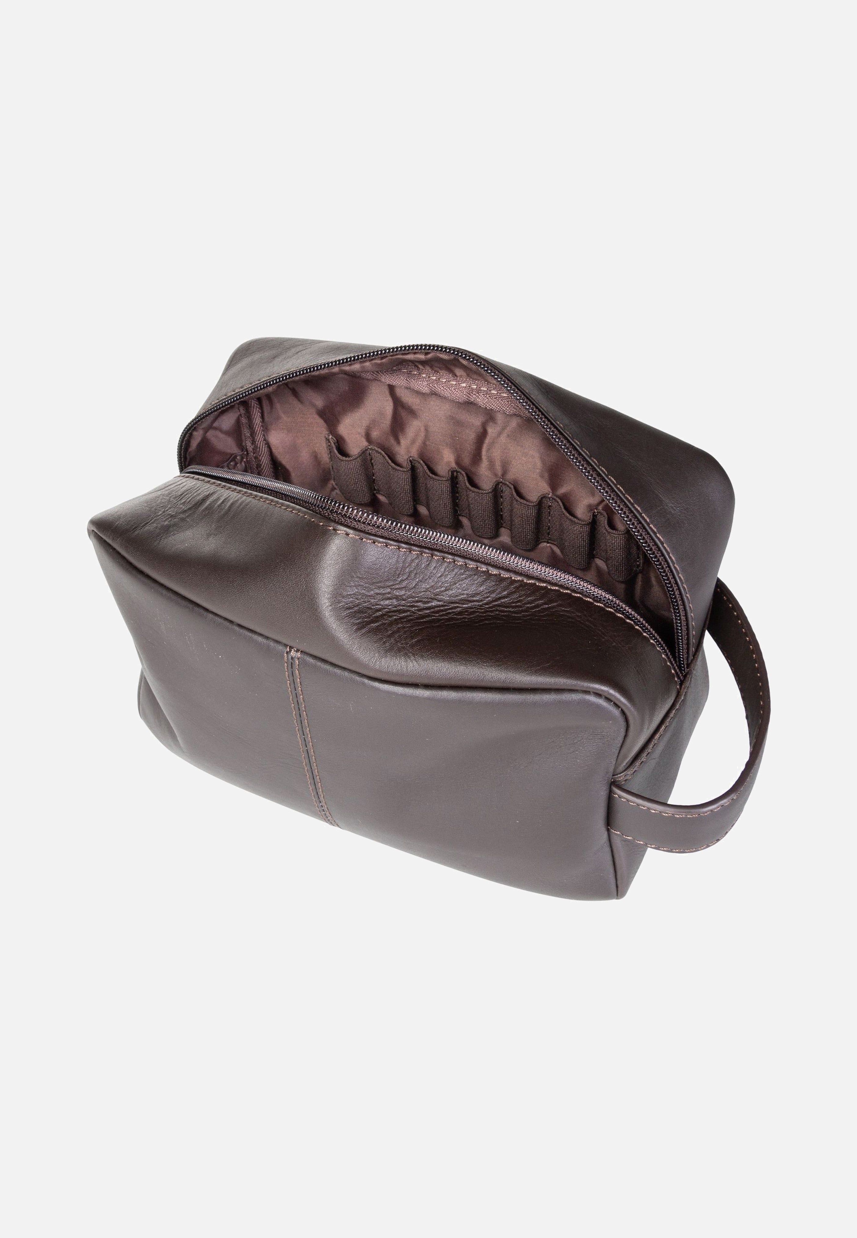 Bugatti - Clark Washbag Braun - Toiletry Bag | Men-Image
