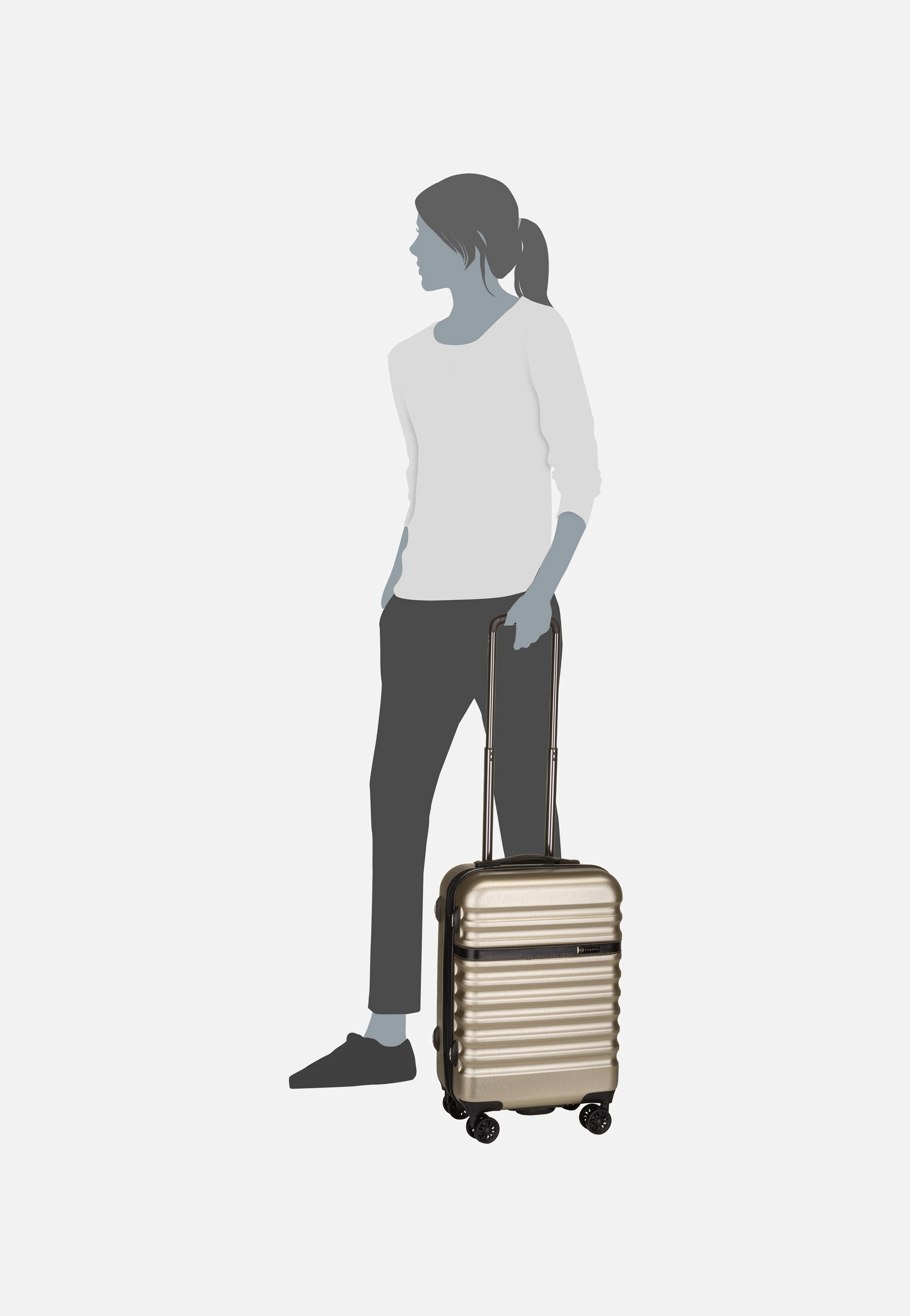 Bugatti - Corium Hard Top S Gold - Suitcase | Neutral-Image