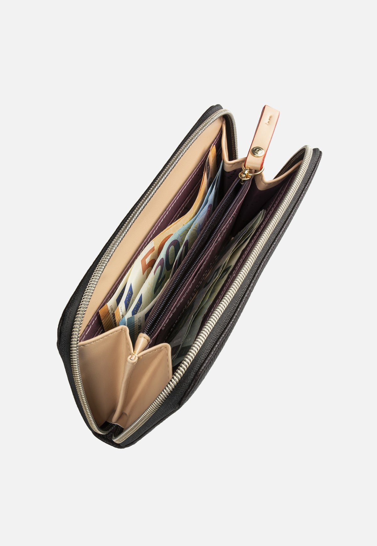 Bugatti Ella Ladies Purse Schwarz Portemonnaie