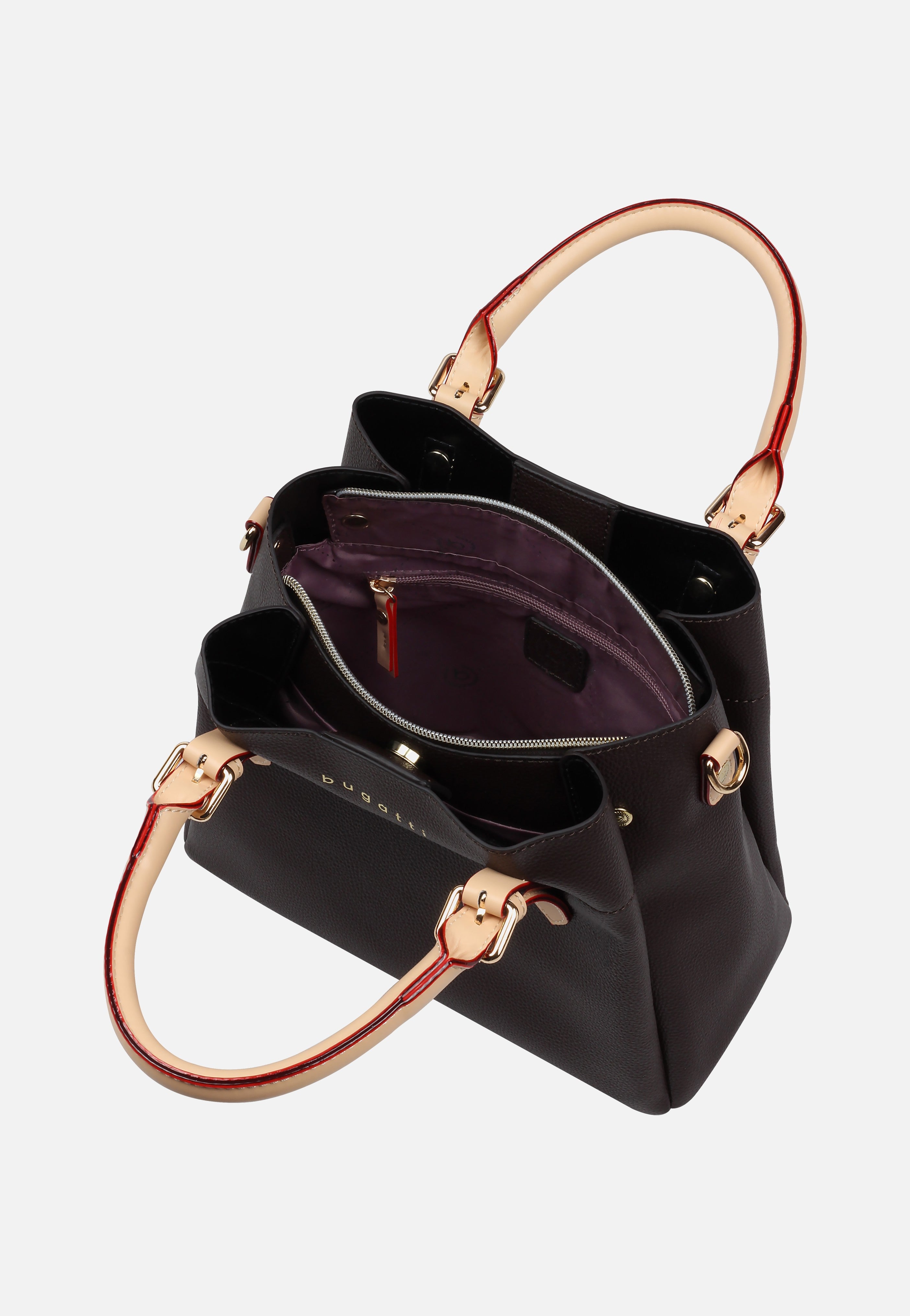 Bugatti - Ella Top Handle M Dunkelbraun - Handle Bag | Women-Image
