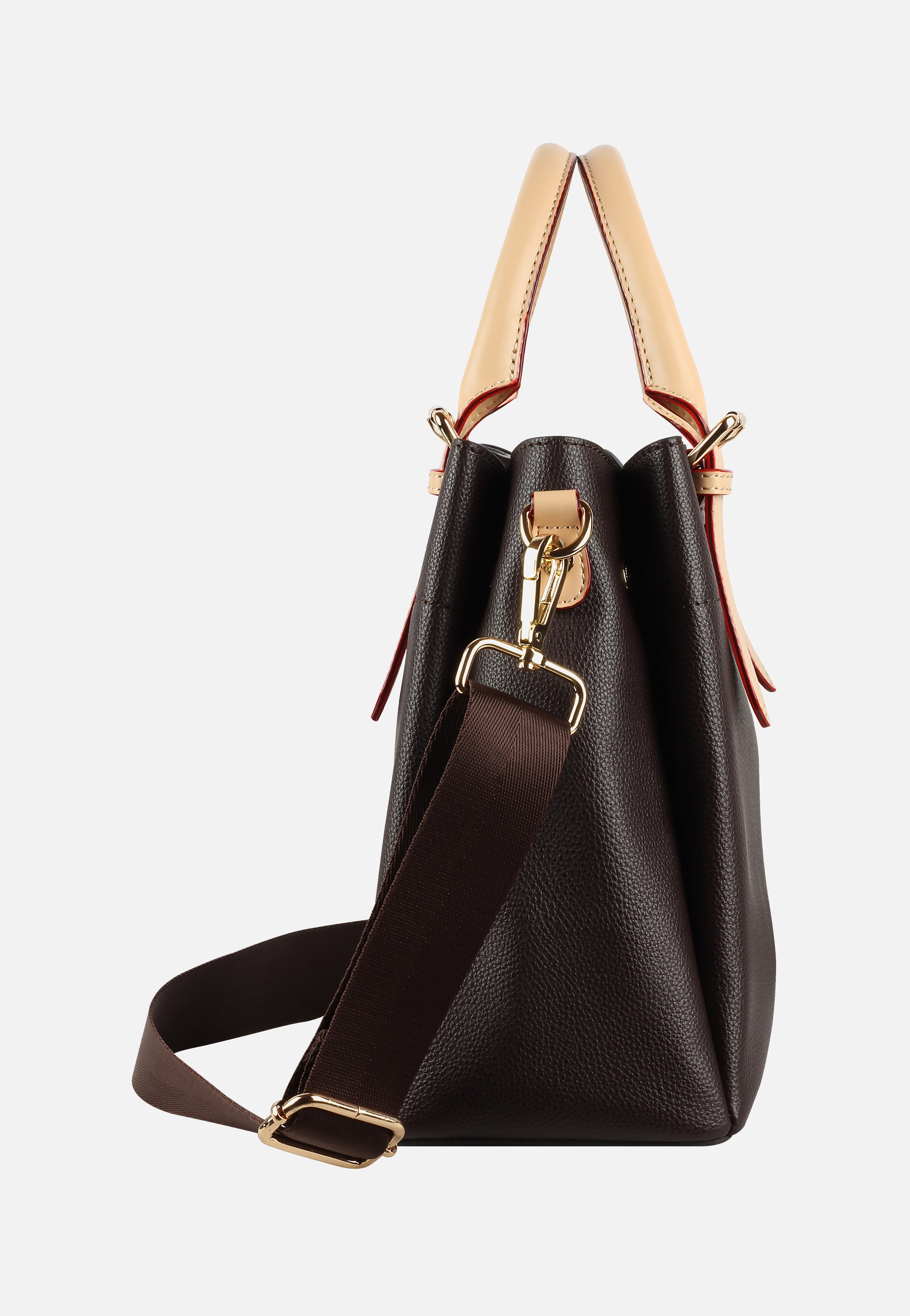 Bugatti - Ella Top Handle M Dunkelbraun - Handle Bag | Women-Image