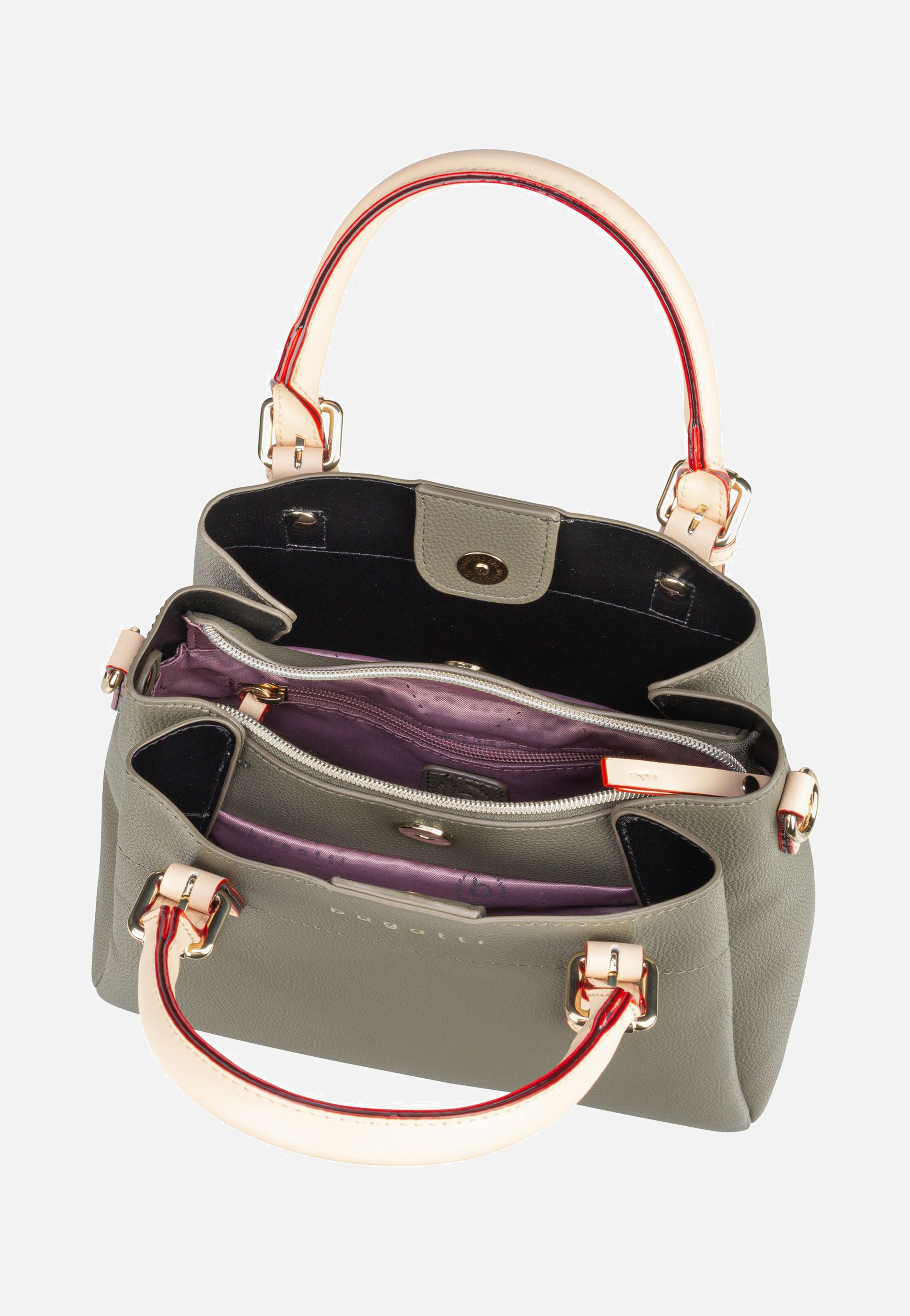 Bugatti - Ella Top Handle M Olive - Handle Bag | Women-Image