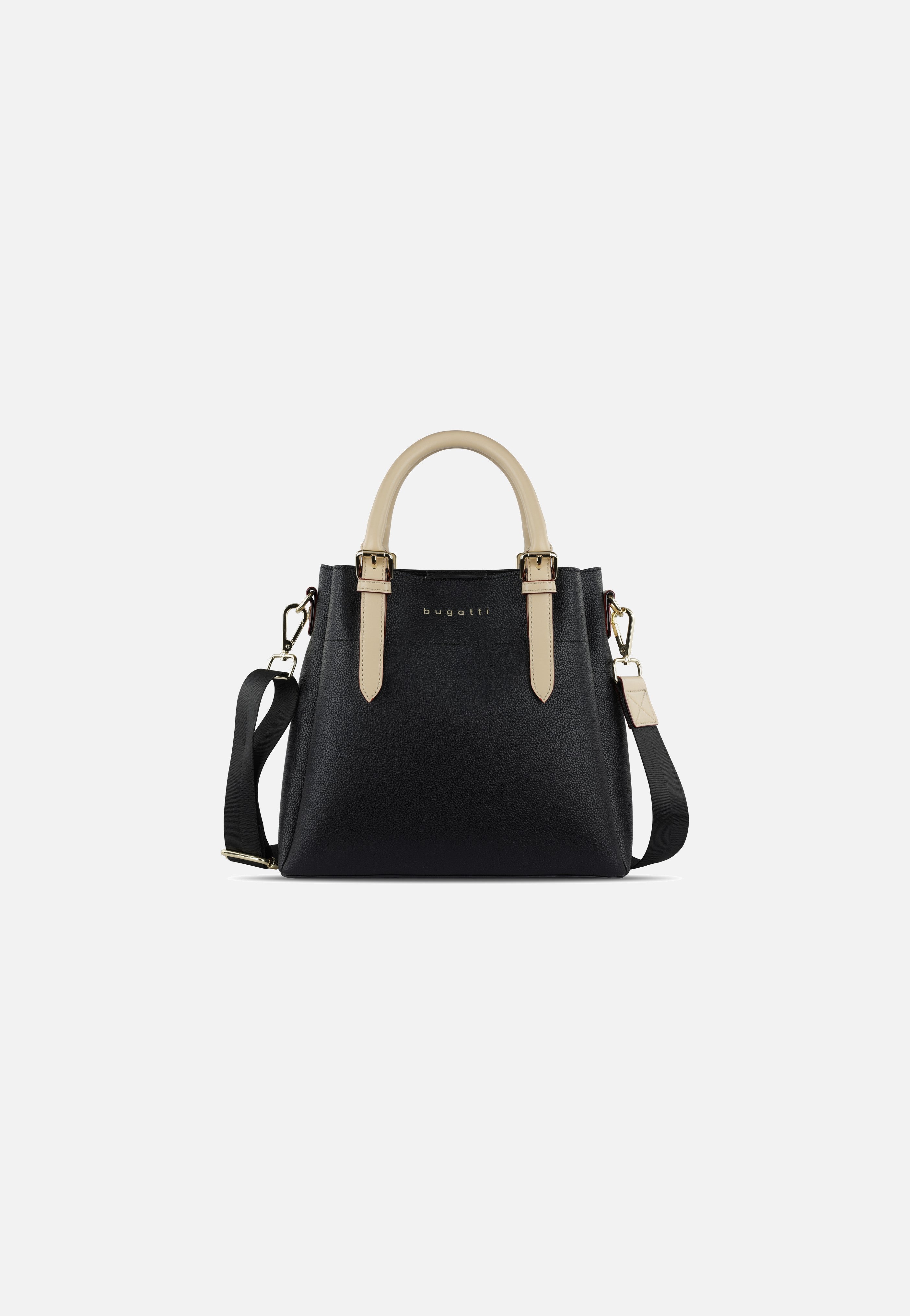 Bugatti - Ella Top Handle M Schwarz - Handle Bag | Women-Image