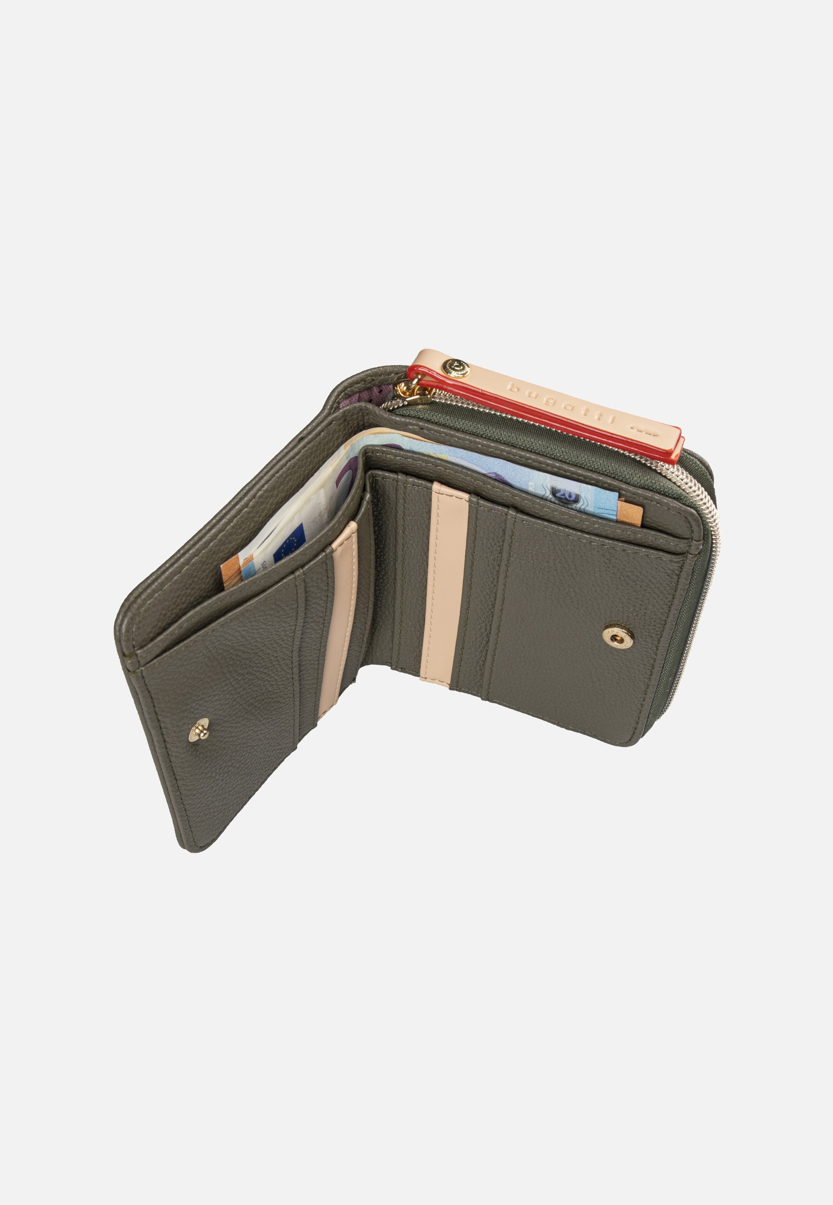 Bugatti - Ella Zipped Ladies Purse Olive - Wallet | Women-Image