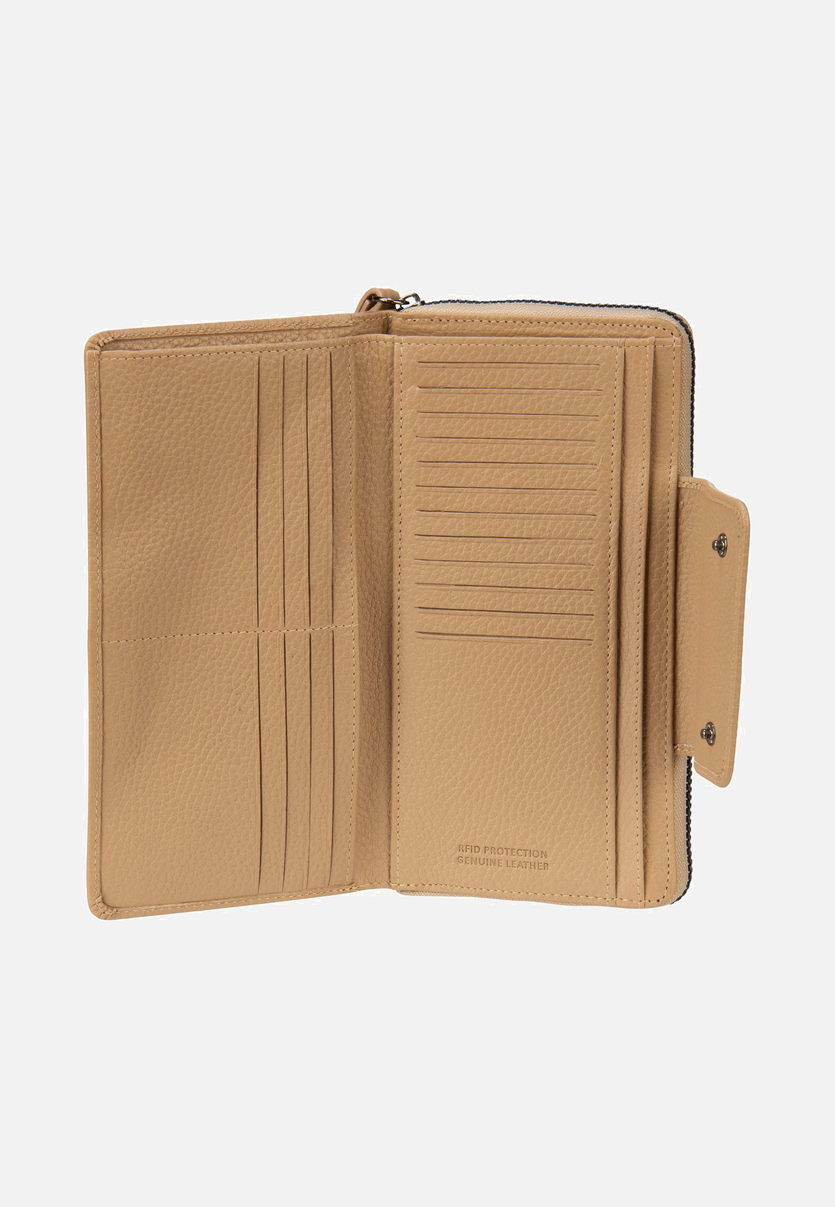 Bugatti - Elsa Ladies Zip Large Sand - Wallet | Women-Image