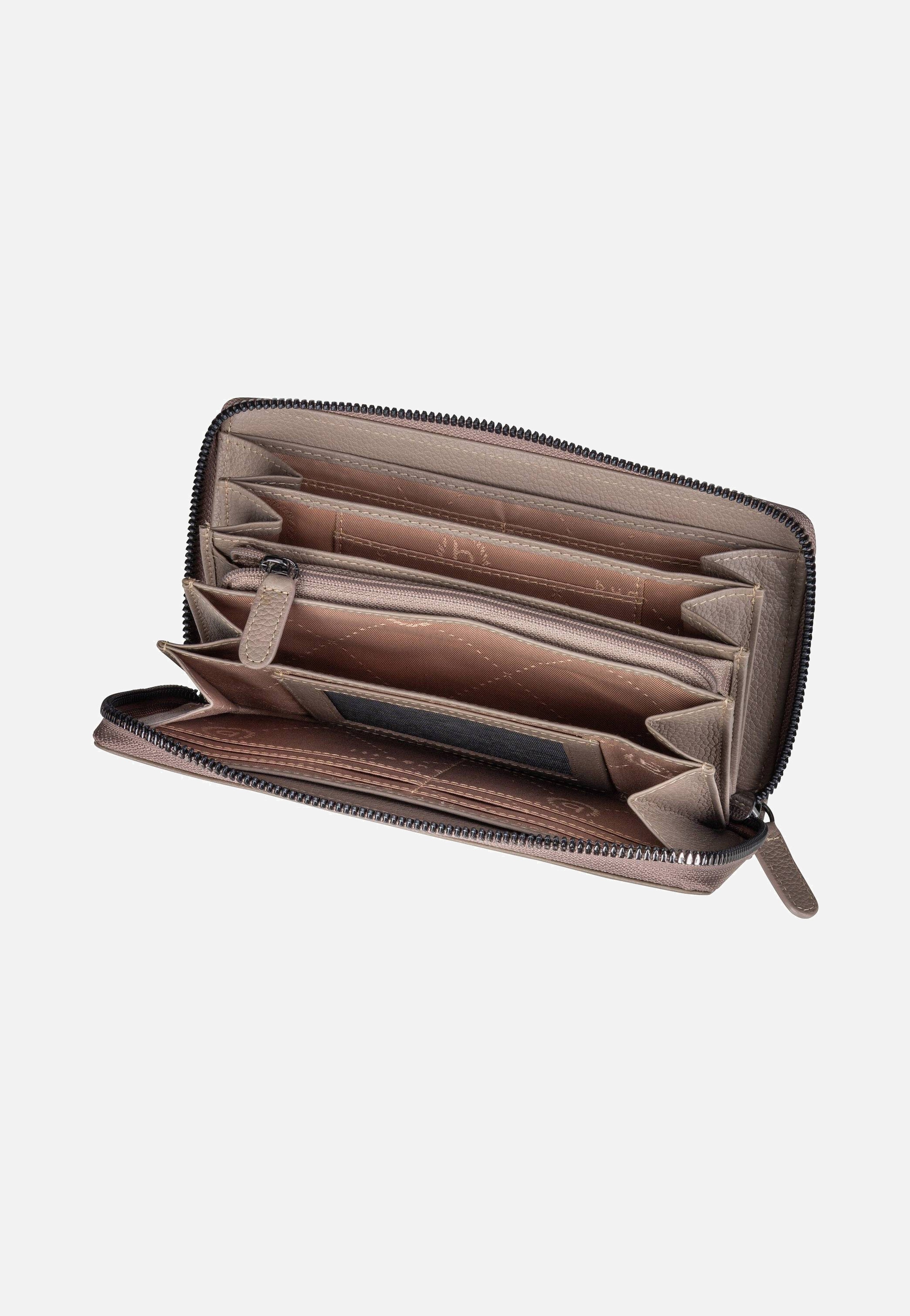 Bugatti - Mira Long Zip 1012 Taupe - Wallet | Women-Image