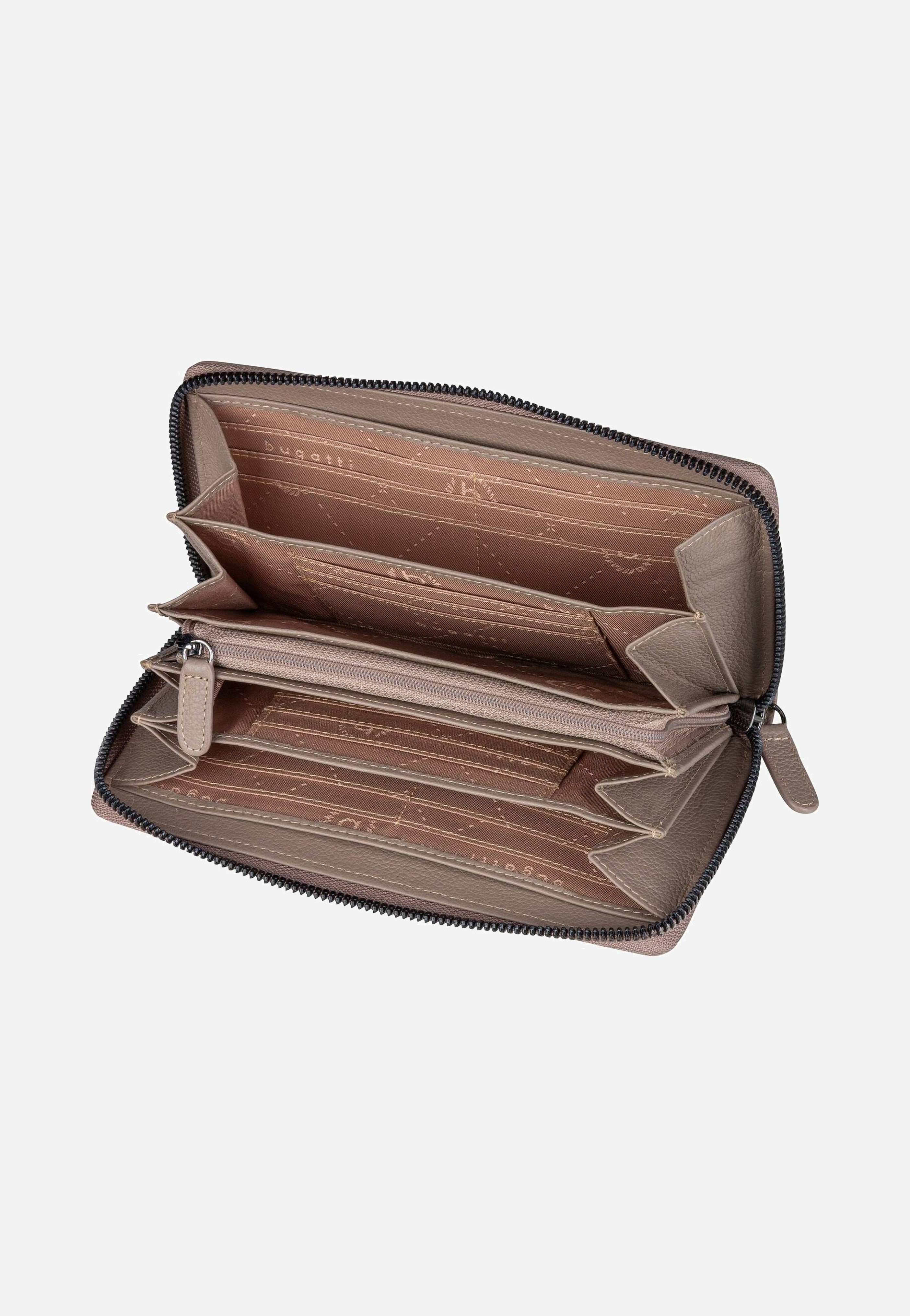 Bugatti - Mira Long Zip 1012 Taupe - Wallet | Women-Image