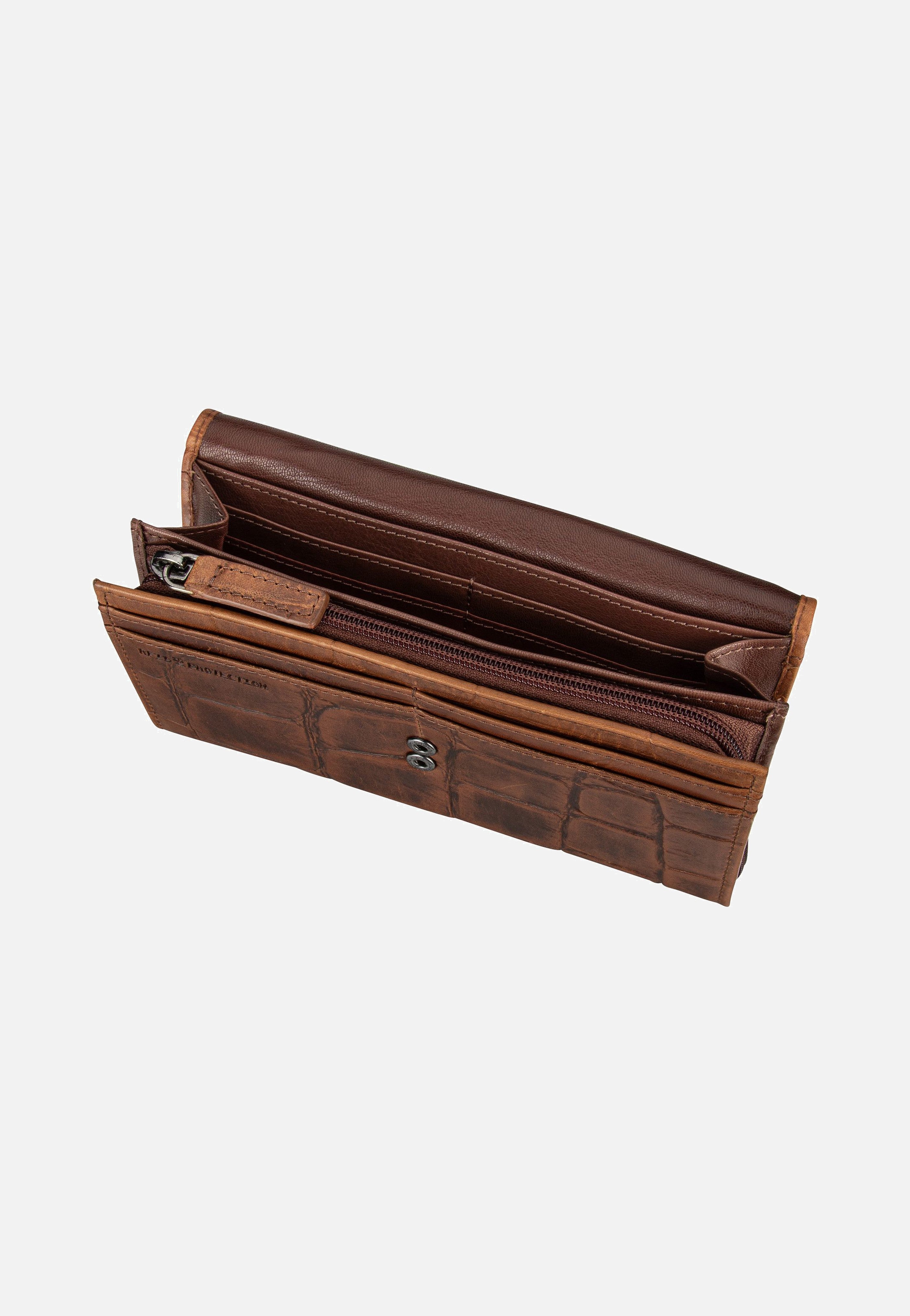 Bugatti - Nevio Ladies Long With Flap Cognac - Wallet | Women-Image