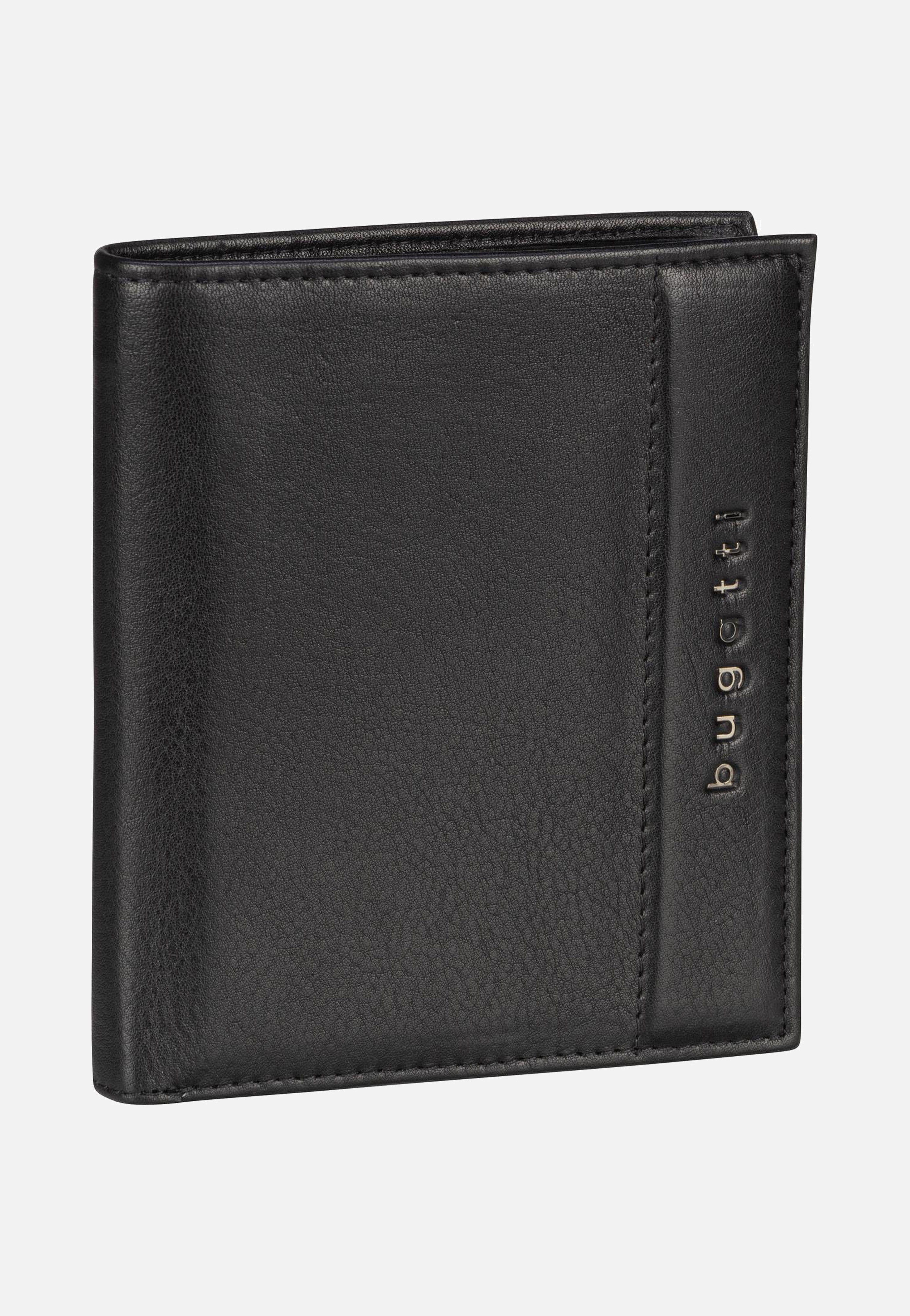 Bugatti - Nome Vertical with Flap I Schwarz - Wallet | Men-Image