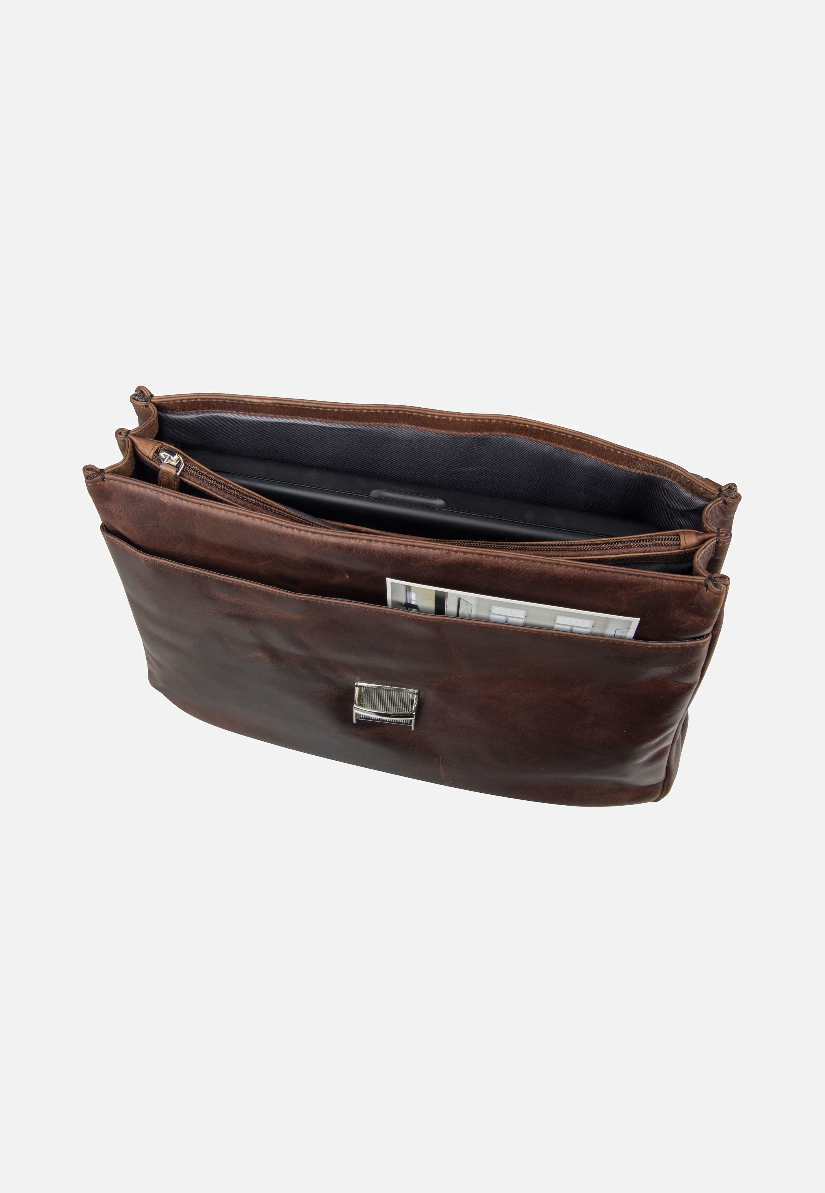 Bugatti - Romano Medium Braun - Briefcase | Men-Image