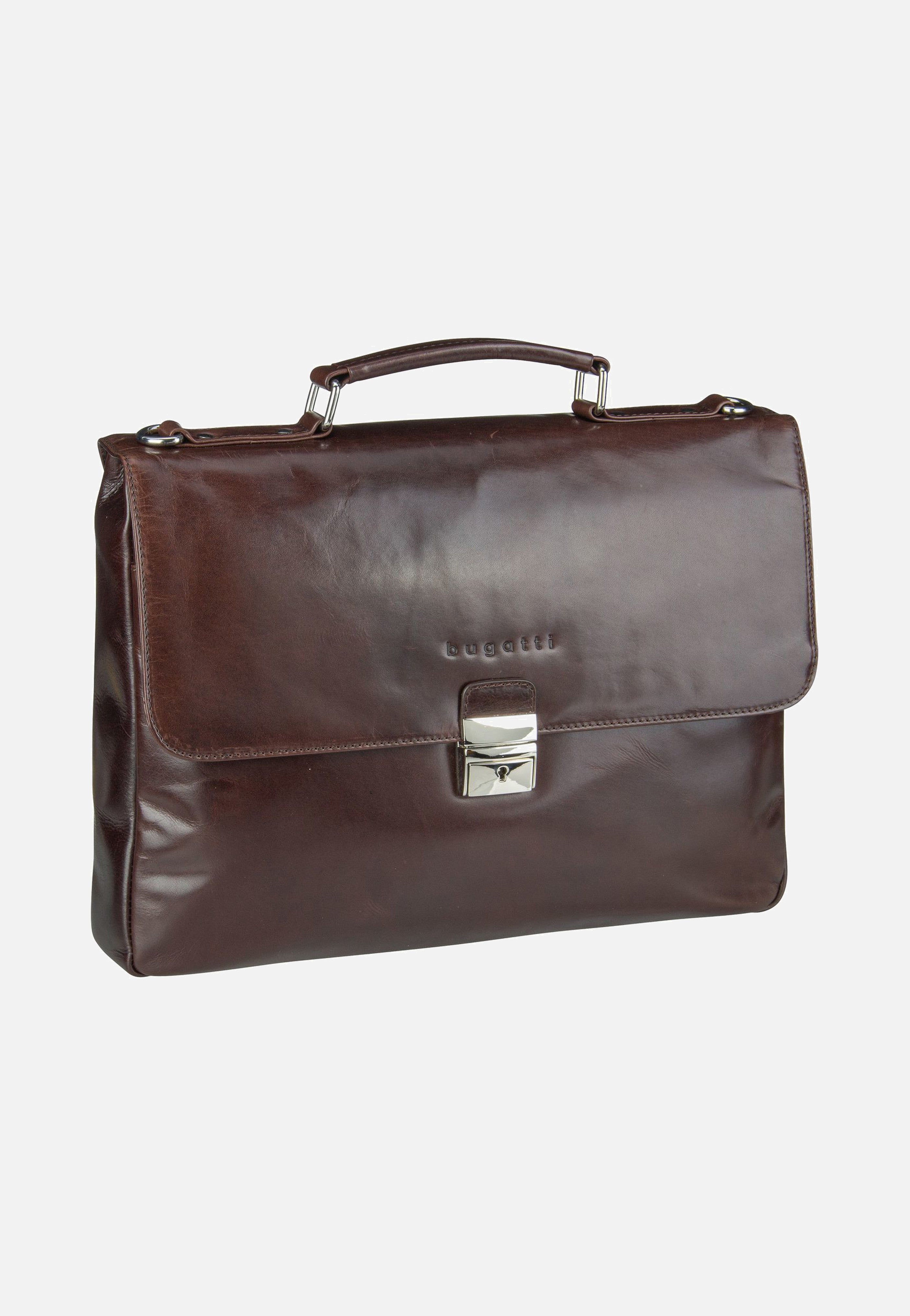 Bugatti Romano Small Braun Aktentasche