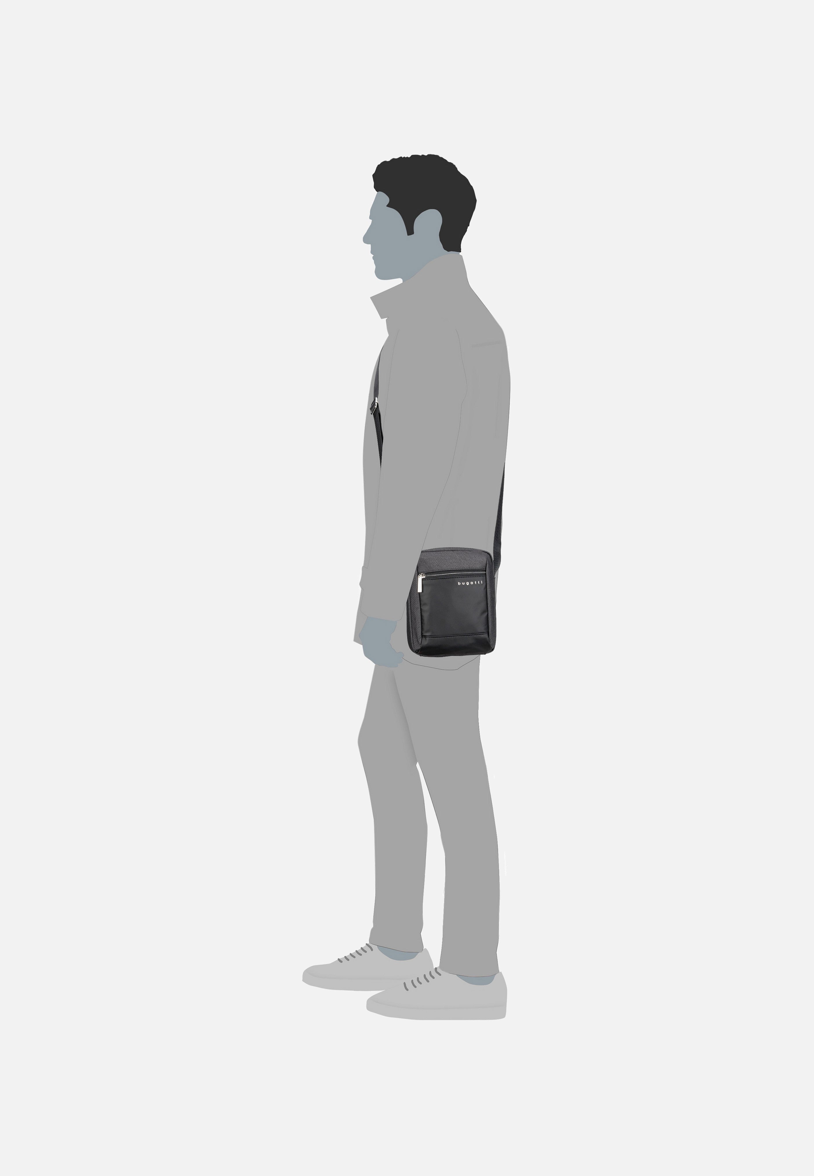 Bugatti - Sera Small Anthrazit - Shoulder Bag | Men-Image