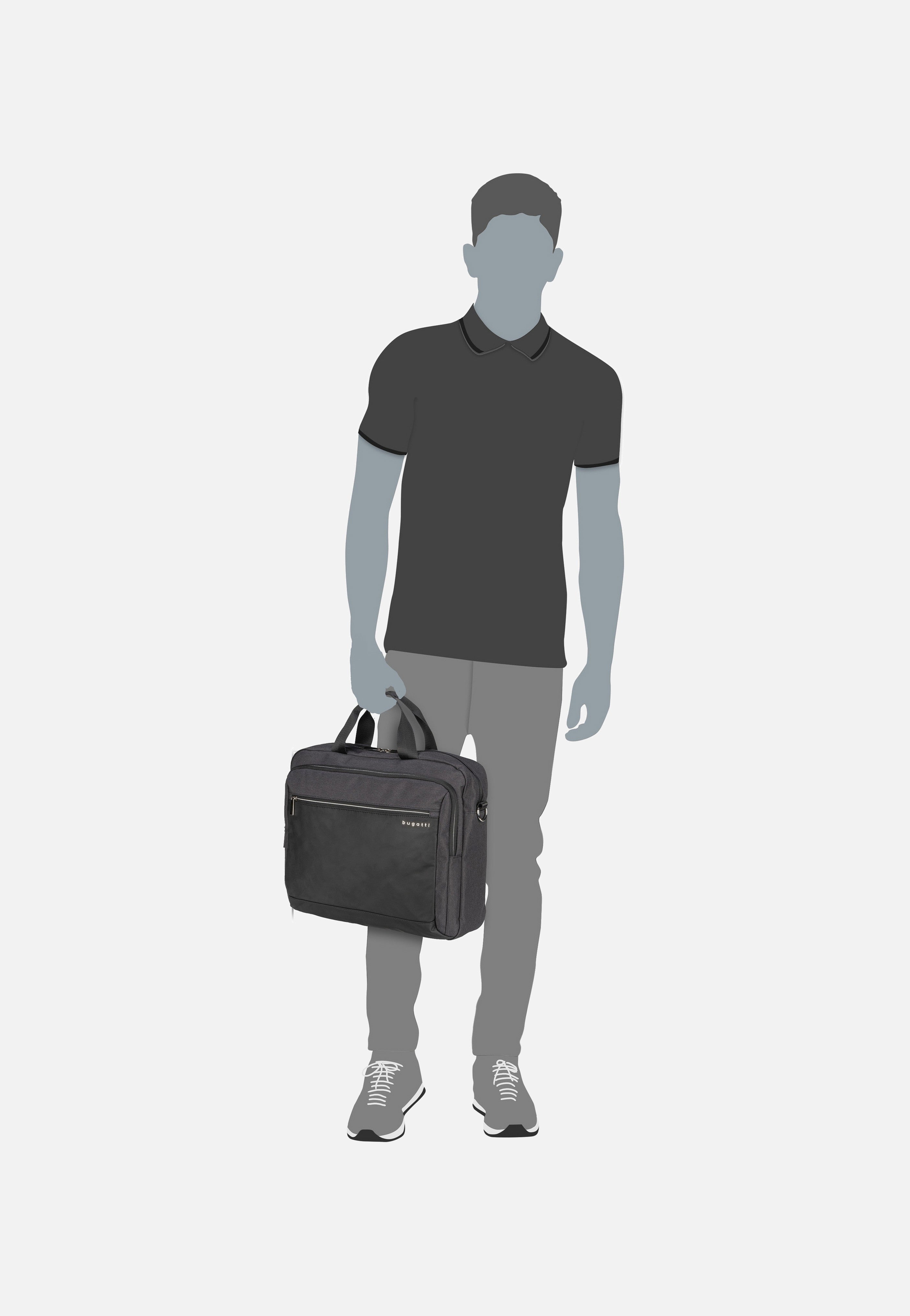 Bugatti - Sera Workbag M Anthrazit - Briefcase | Men-Image