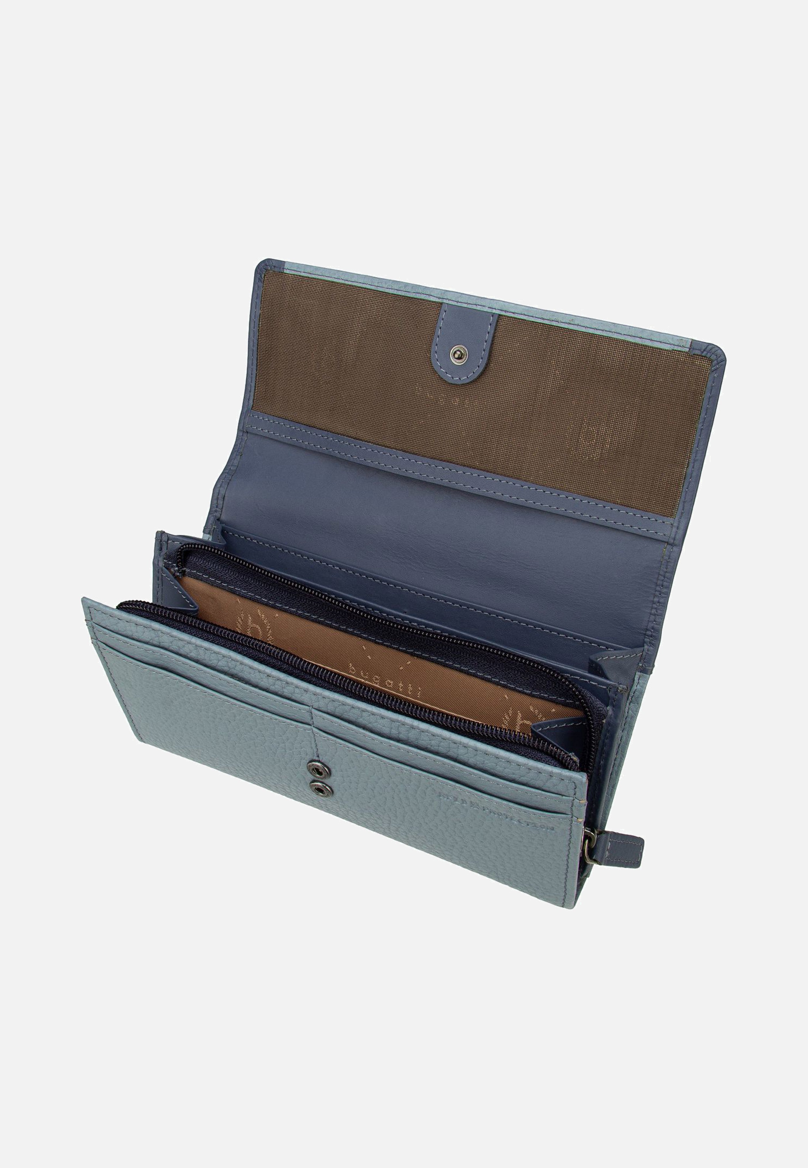 Bugatti - Sina Ladies Long With Flap Denim - Wallet | Women-Image