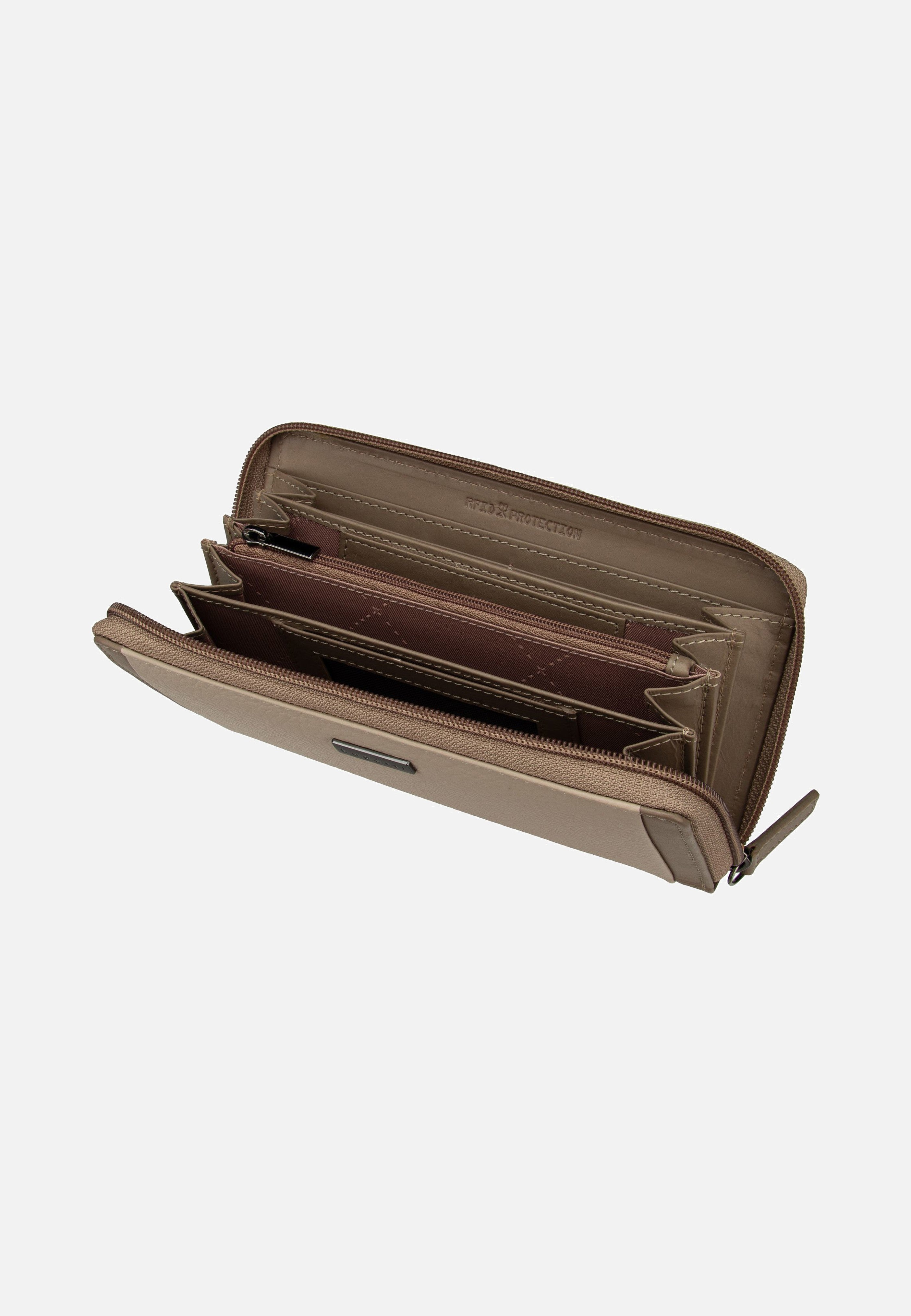 Bugatti - Sina Ladies Long Zip Beige - Wallet | Women-Image
