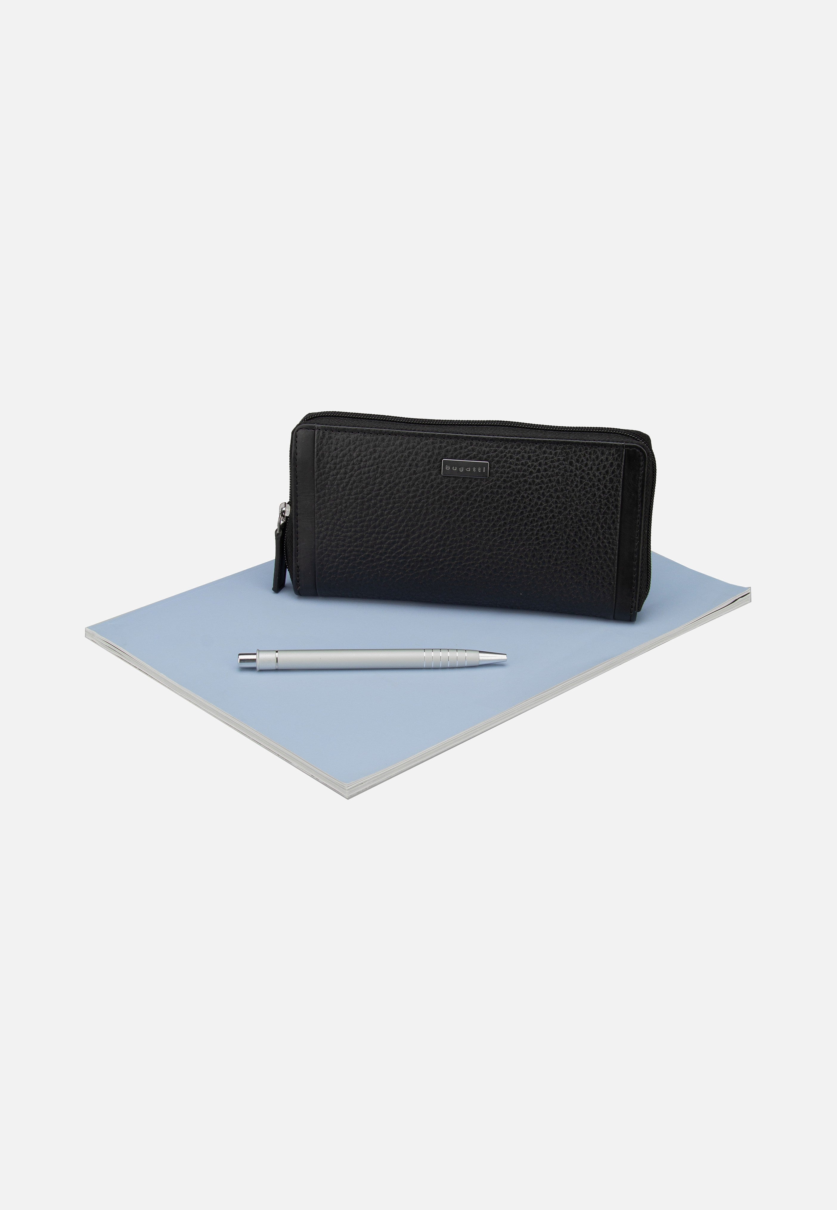 Bugatti - Sina Ladies Long Zip Schwarz - Wallet | Women-Image