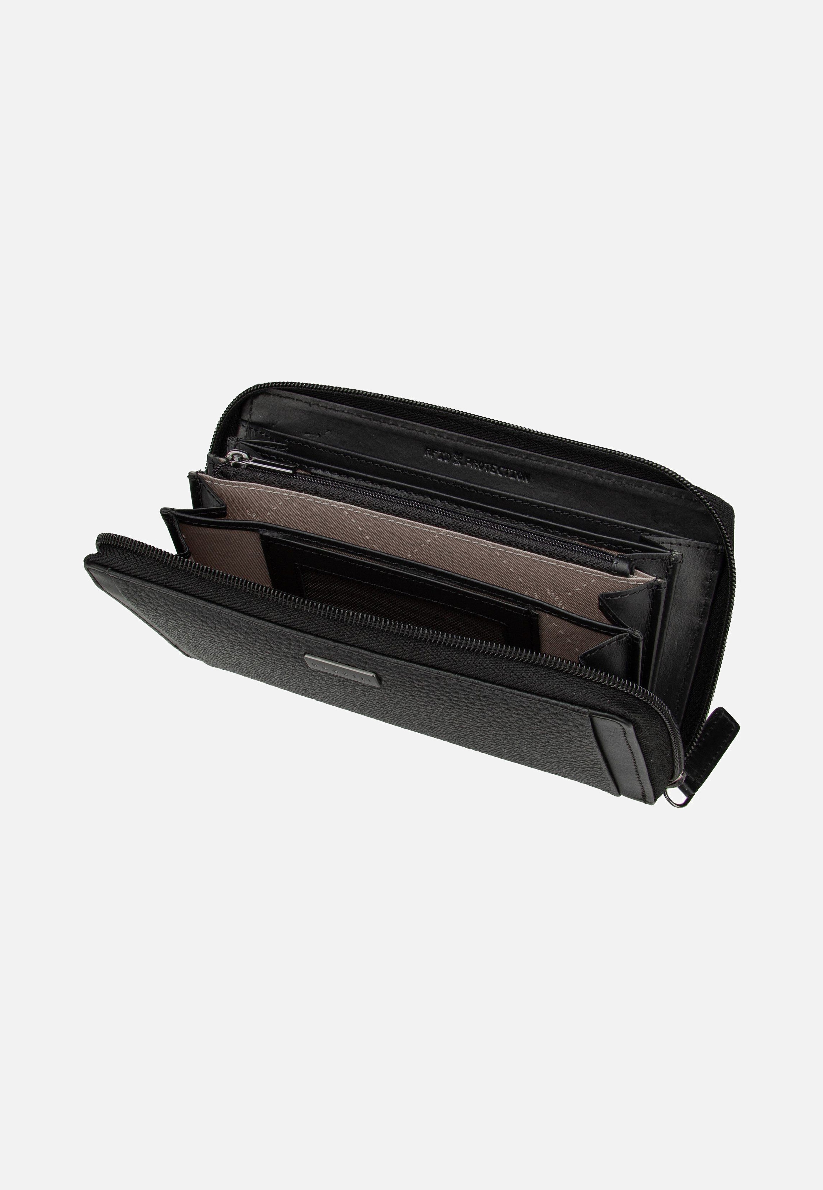 Bugatti - Sina Ladies Long Zip Schwarz - Wallet | Women-Image