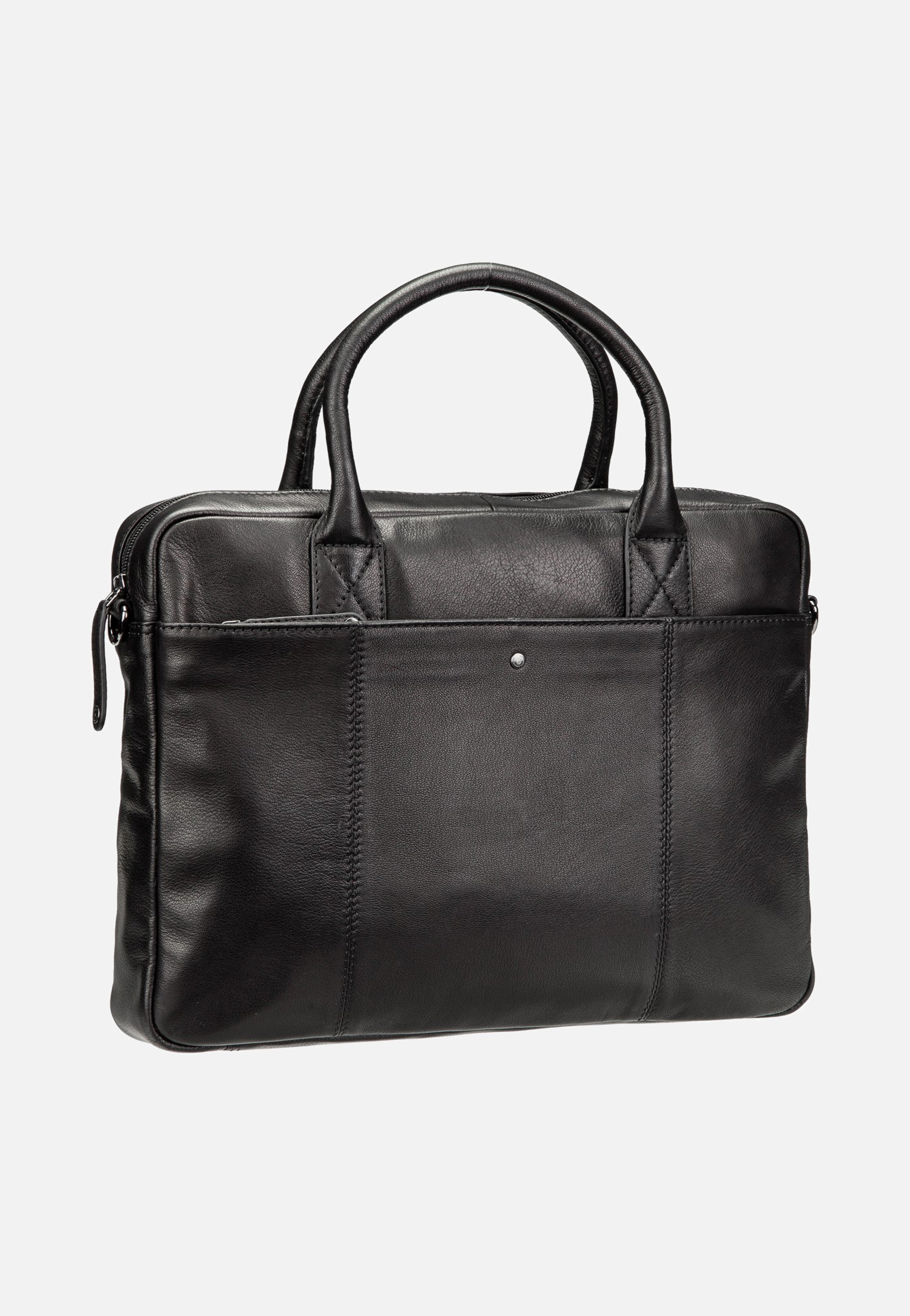 Bugatti Black Magic Briefcase Black Aktentasche