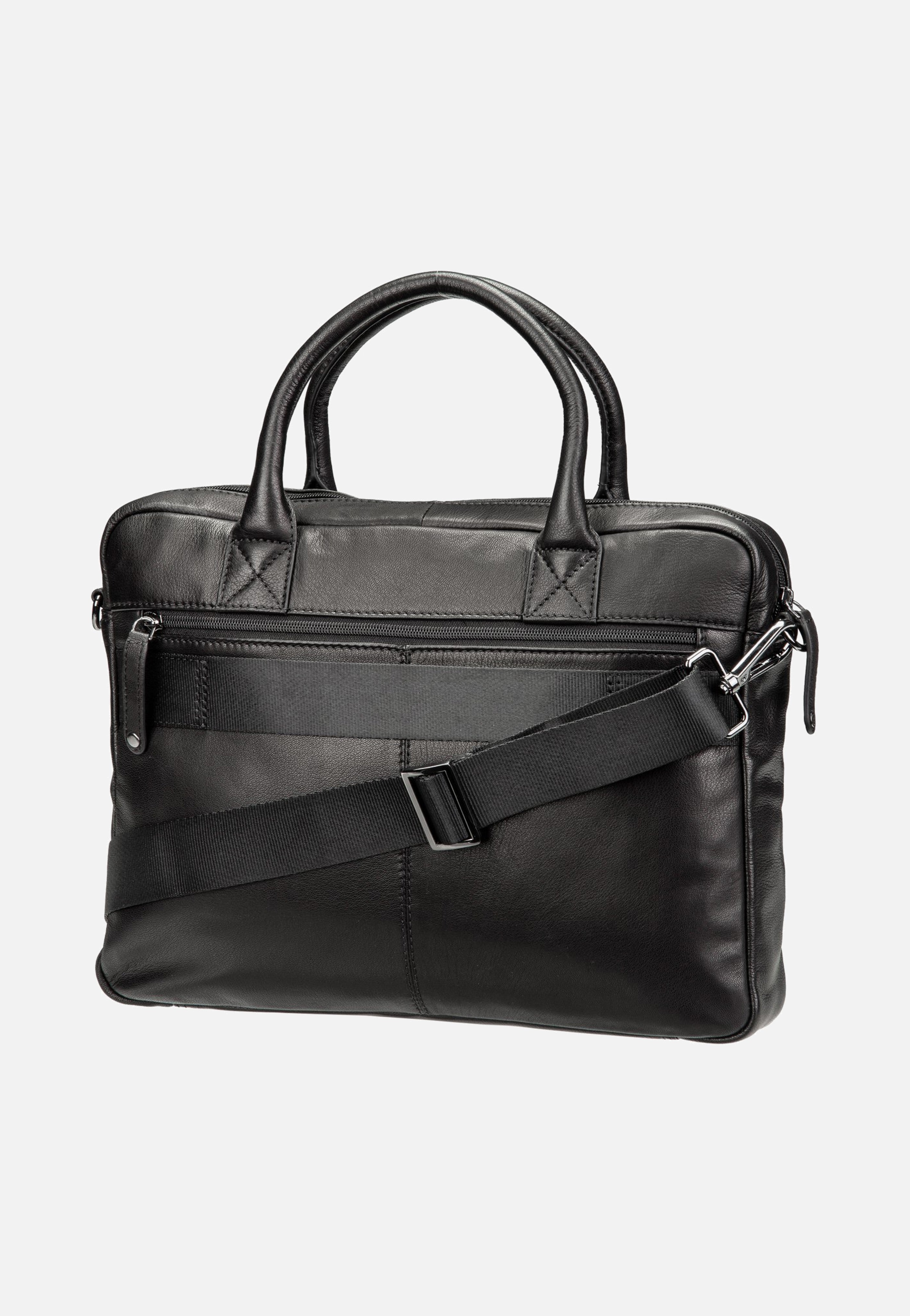 Bugatti Black Magic Briefcase Black Aktentasche