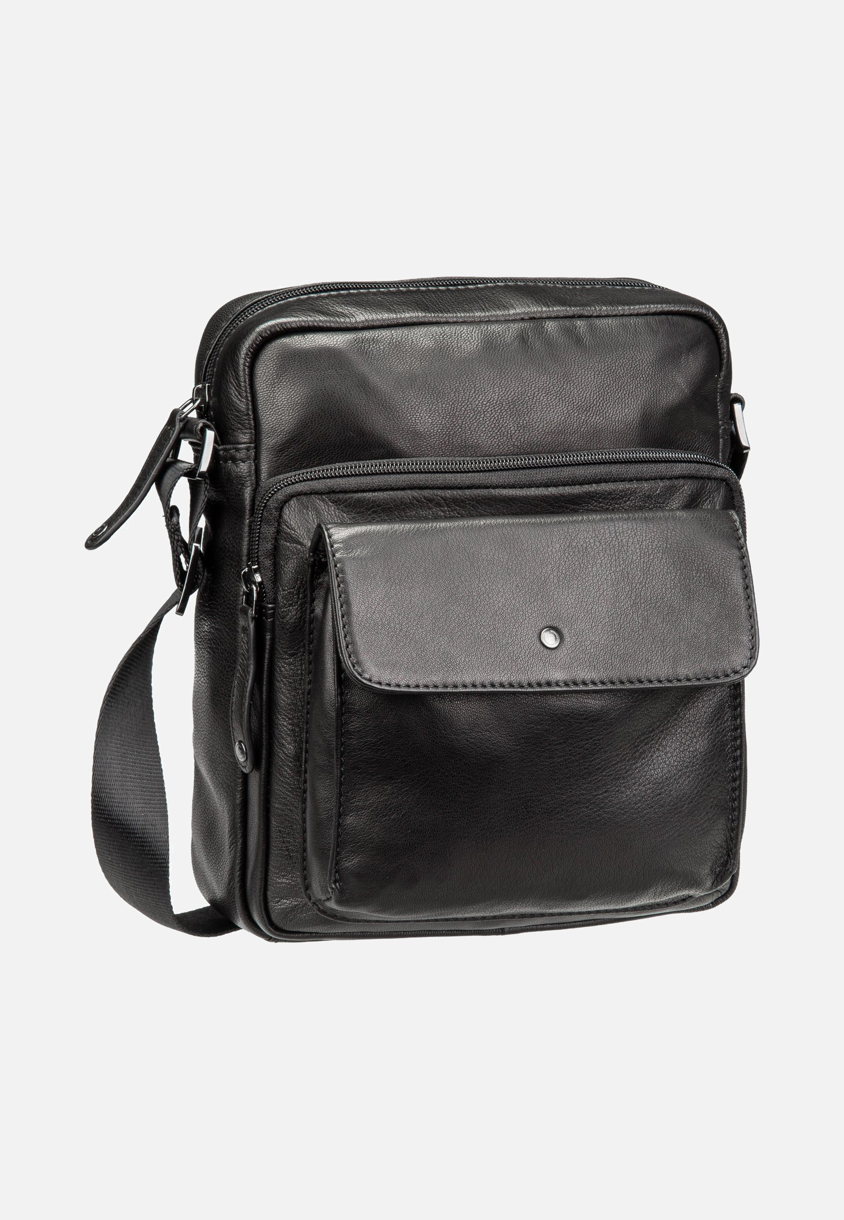 Bugatti Black Magic Shoulder Bag Large Black Umhängetasche
