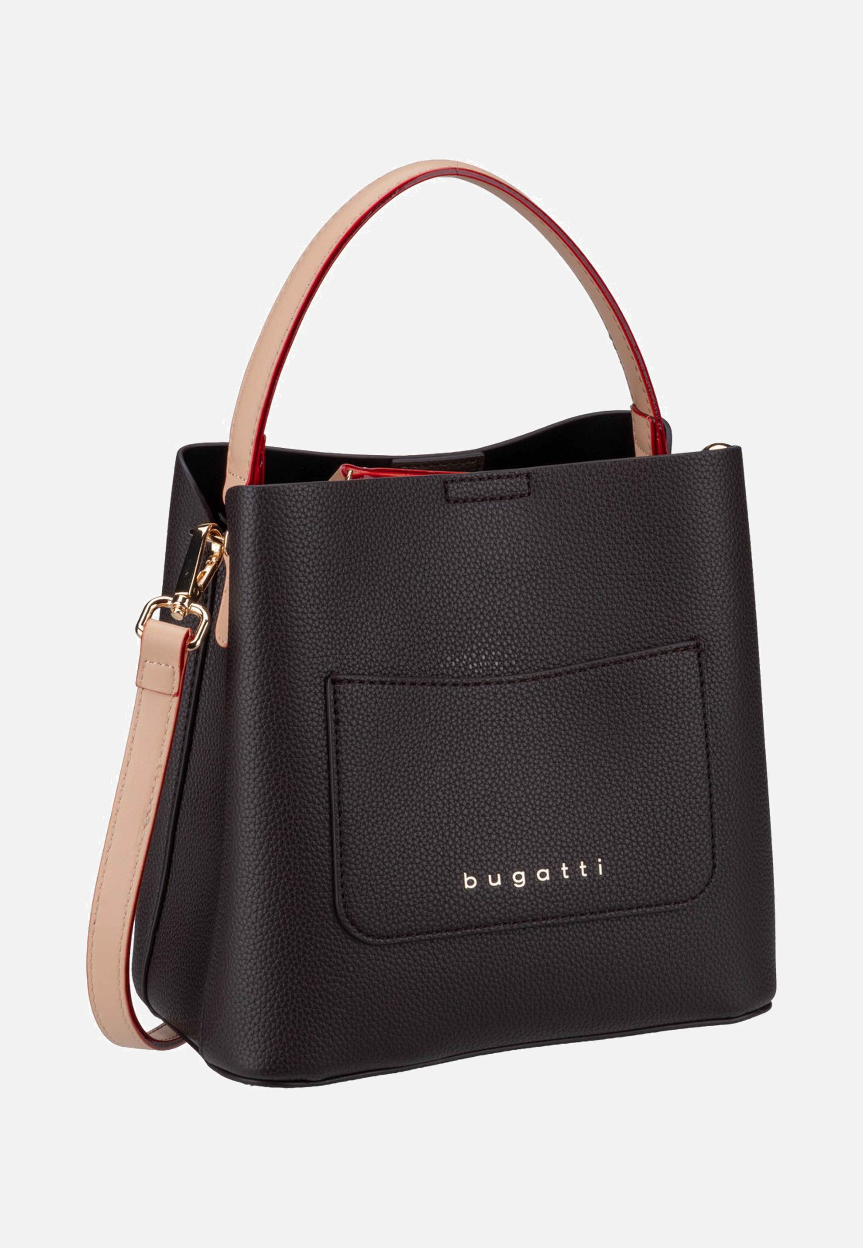 Bugatti Ella Top Handle Bag Darkbrown Satchel