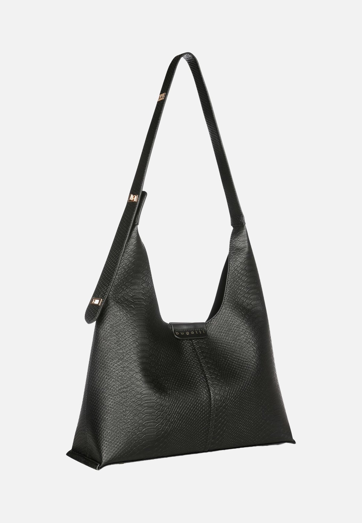 Bugatti Ivy Shopper Black Hobo Bag
