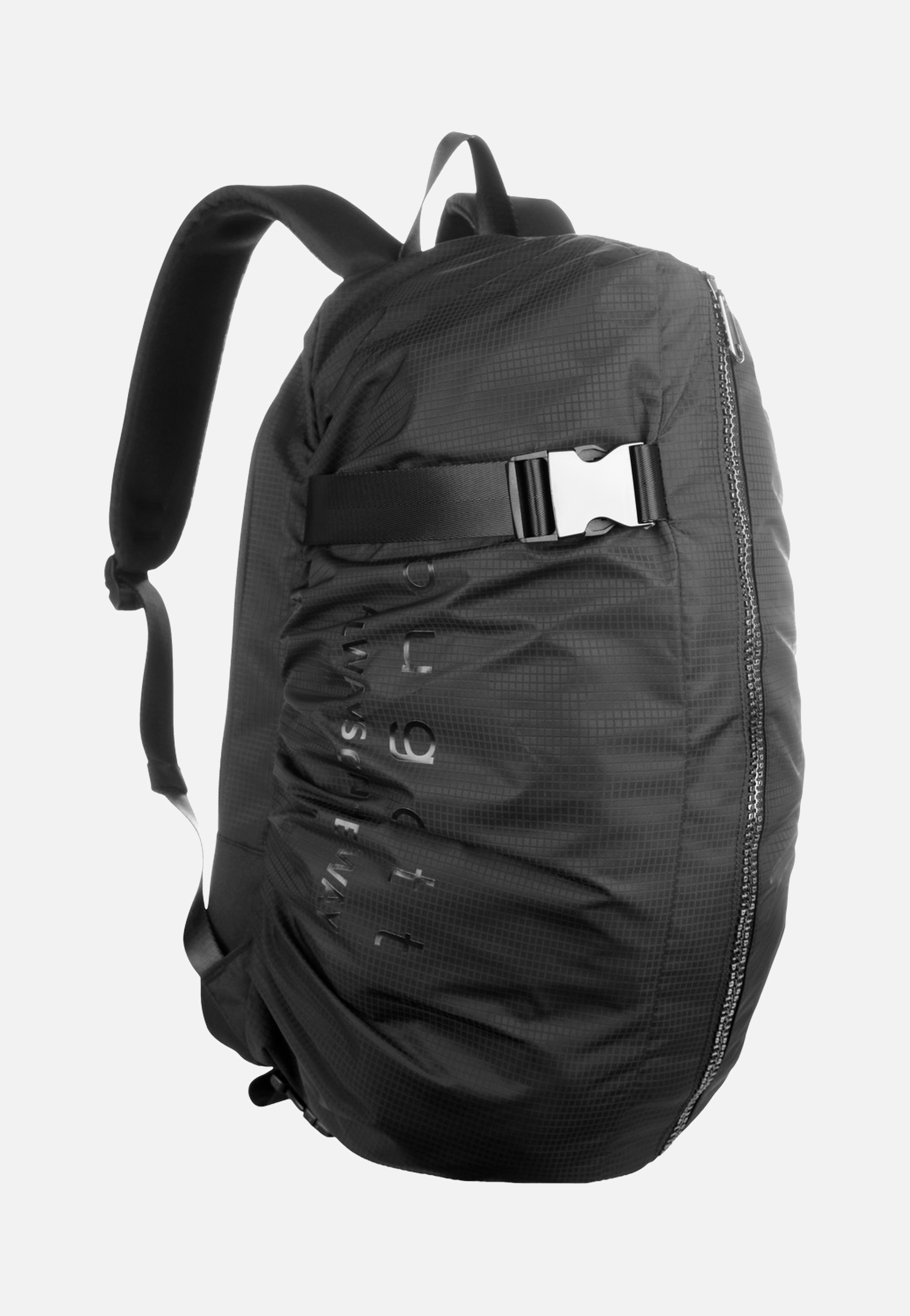 Bugatti Letter's  Backpack Black Travel Rucksack