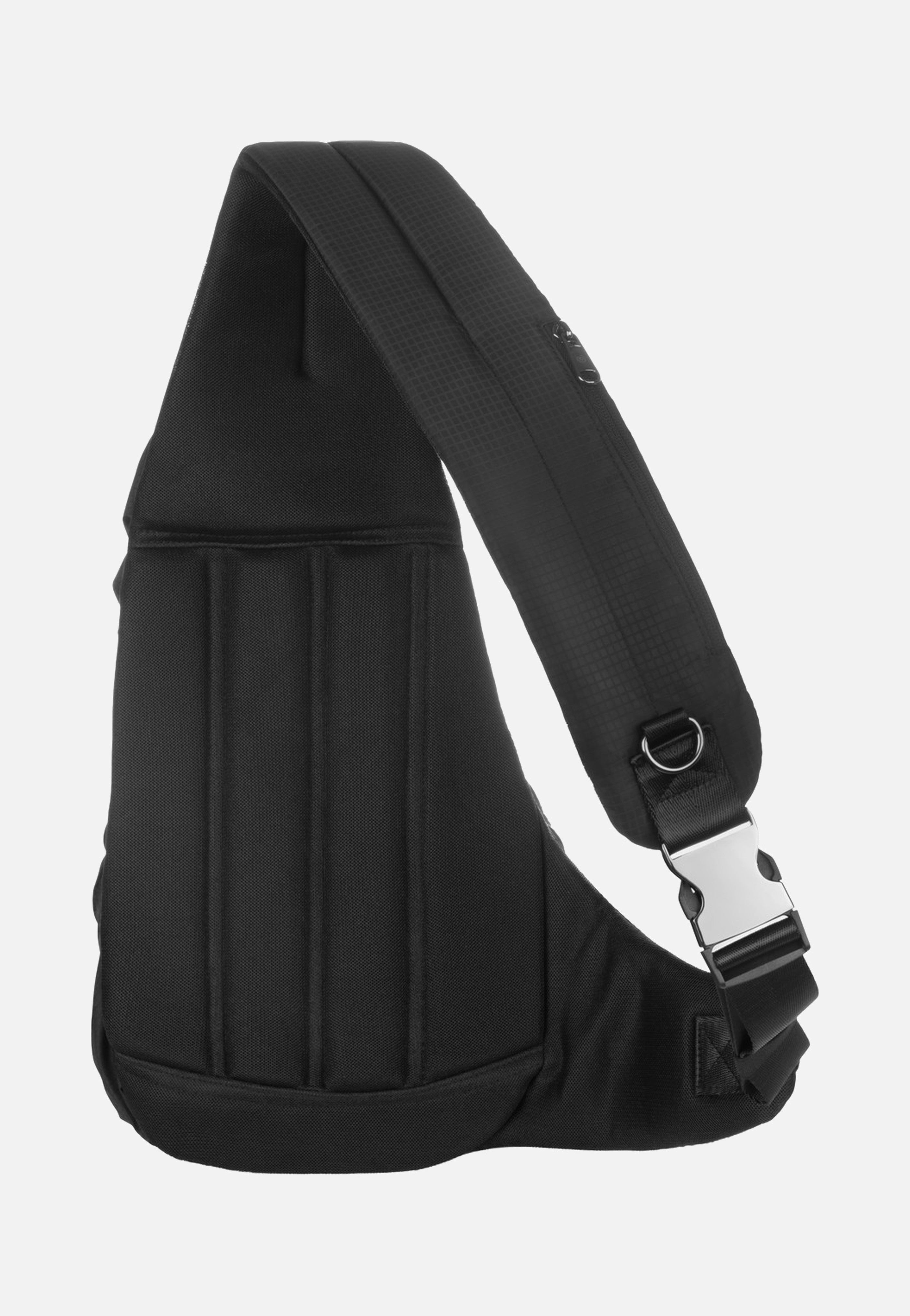 Bugatti Letter's Crossbody Black Sling Bag