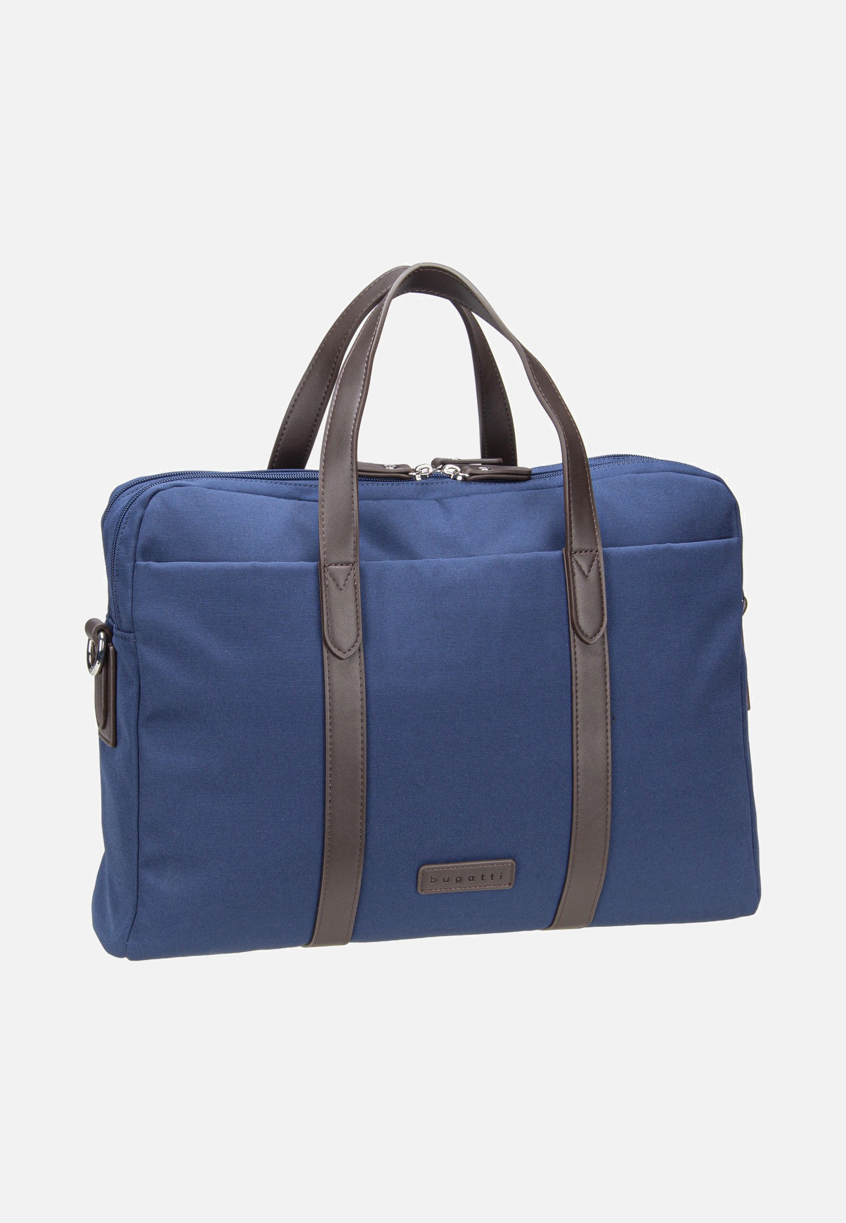 Bugatti Maro Business Bag L Navy Aktentasche