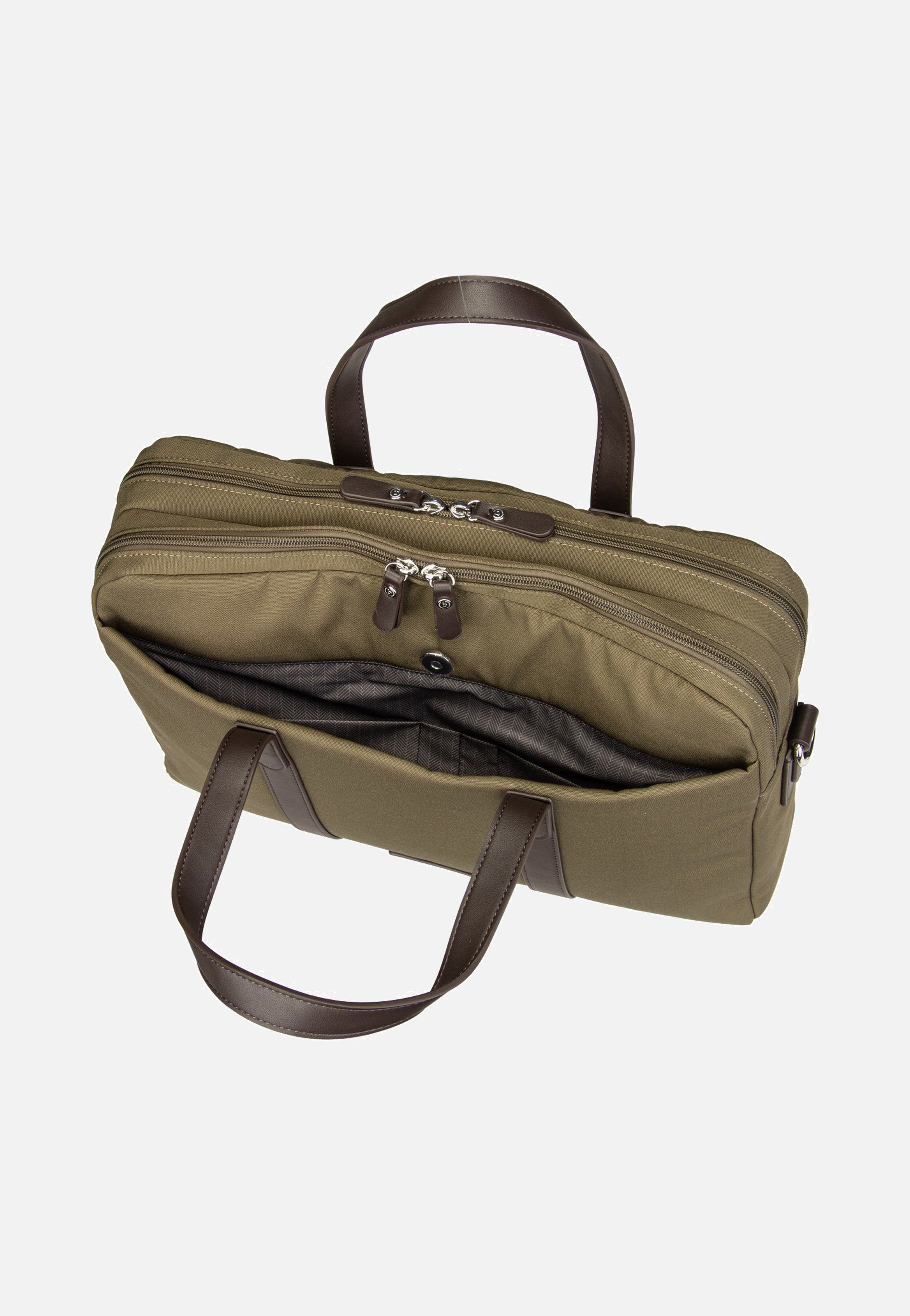 Bugatti Maro Business Bag L Olive Aktentasche