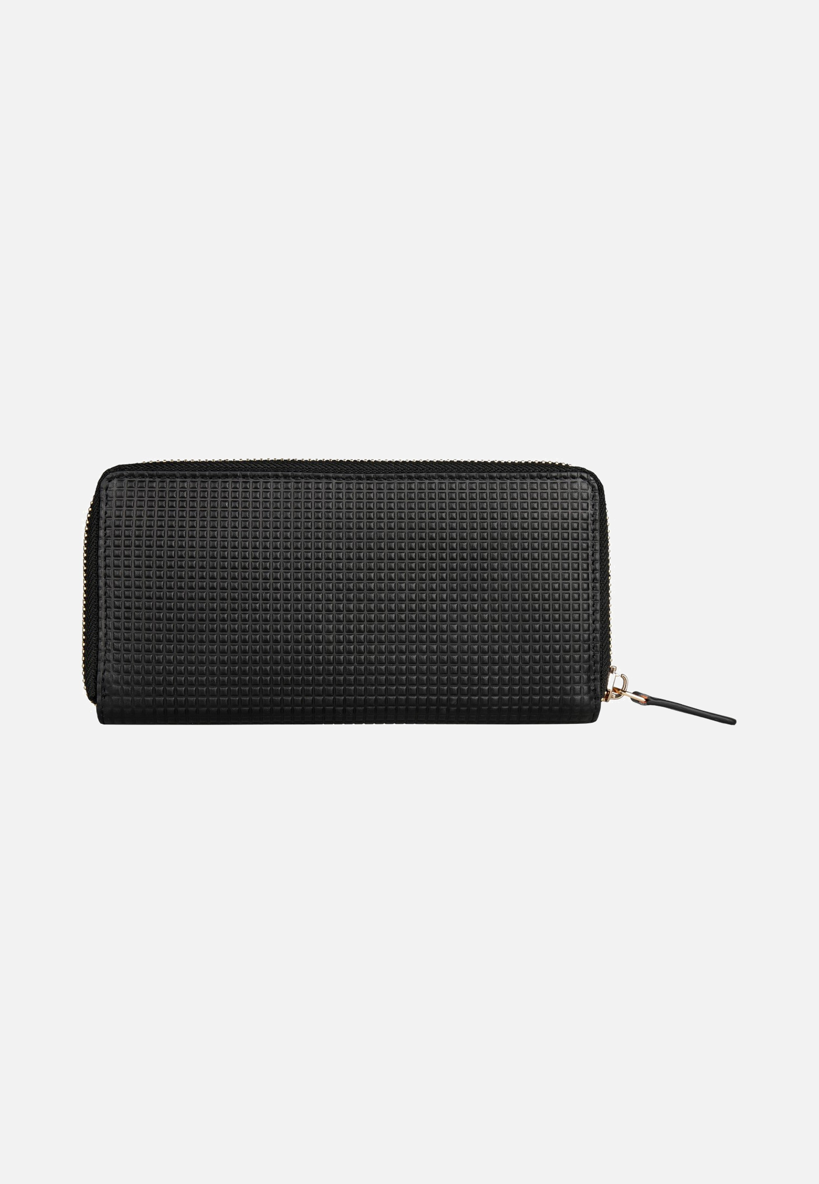 Bugatti Noemi Ladies Long Zip Wallet Black Portemonnaie