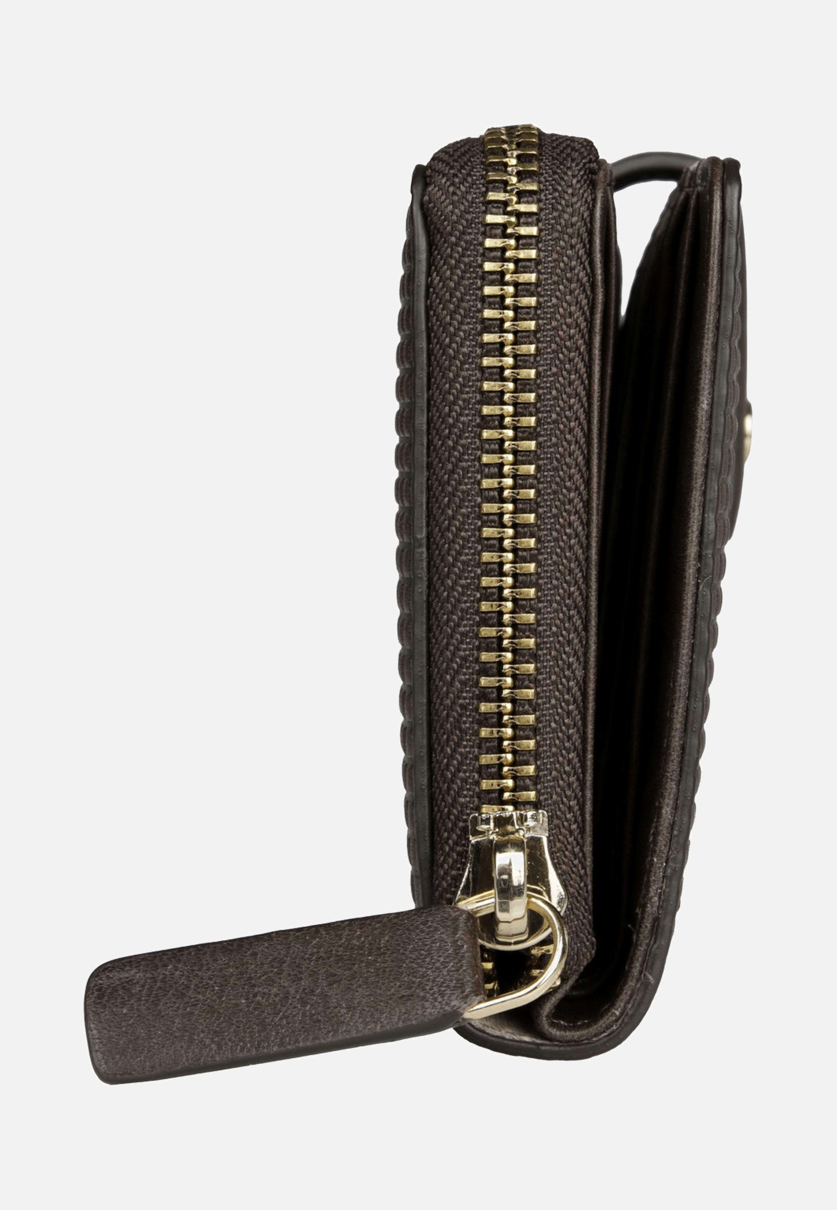Bugatti Noemi Ladies Long Zip Wallet Brown Portemonnaie
