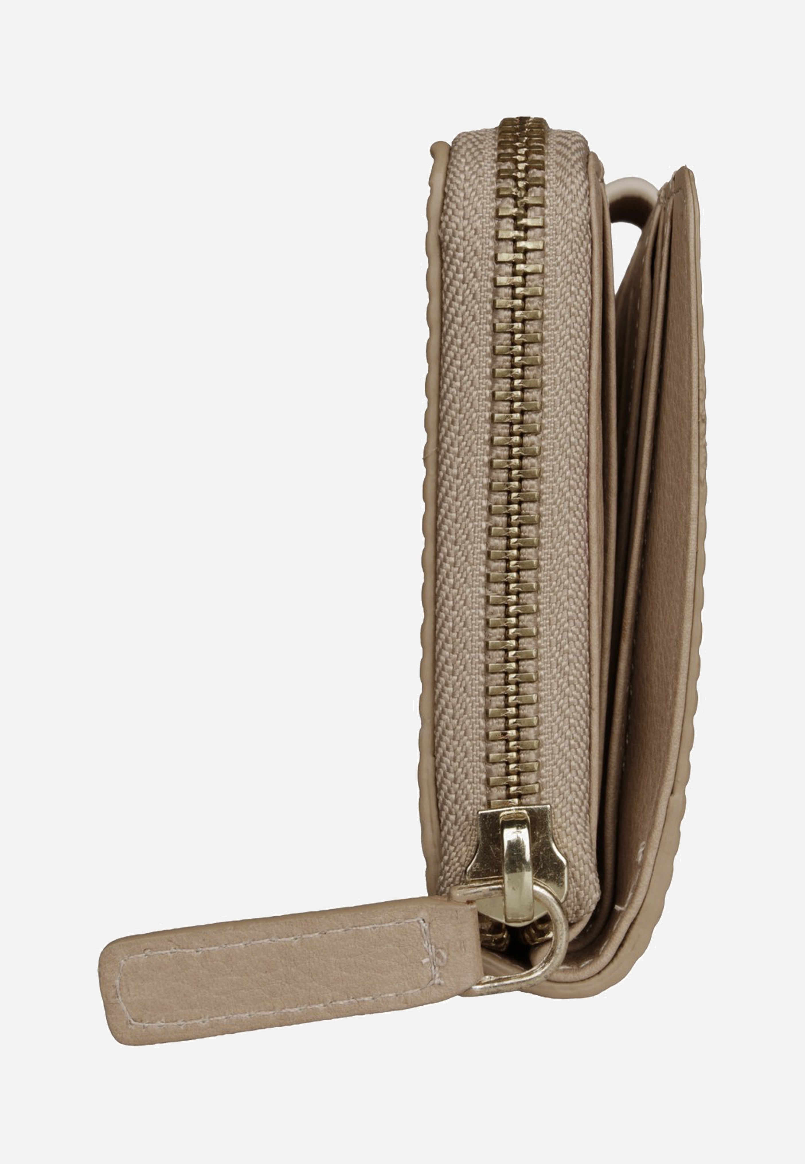 Bugatti Noemi Ladies Long Zip Wallet Sand Portemonnaie