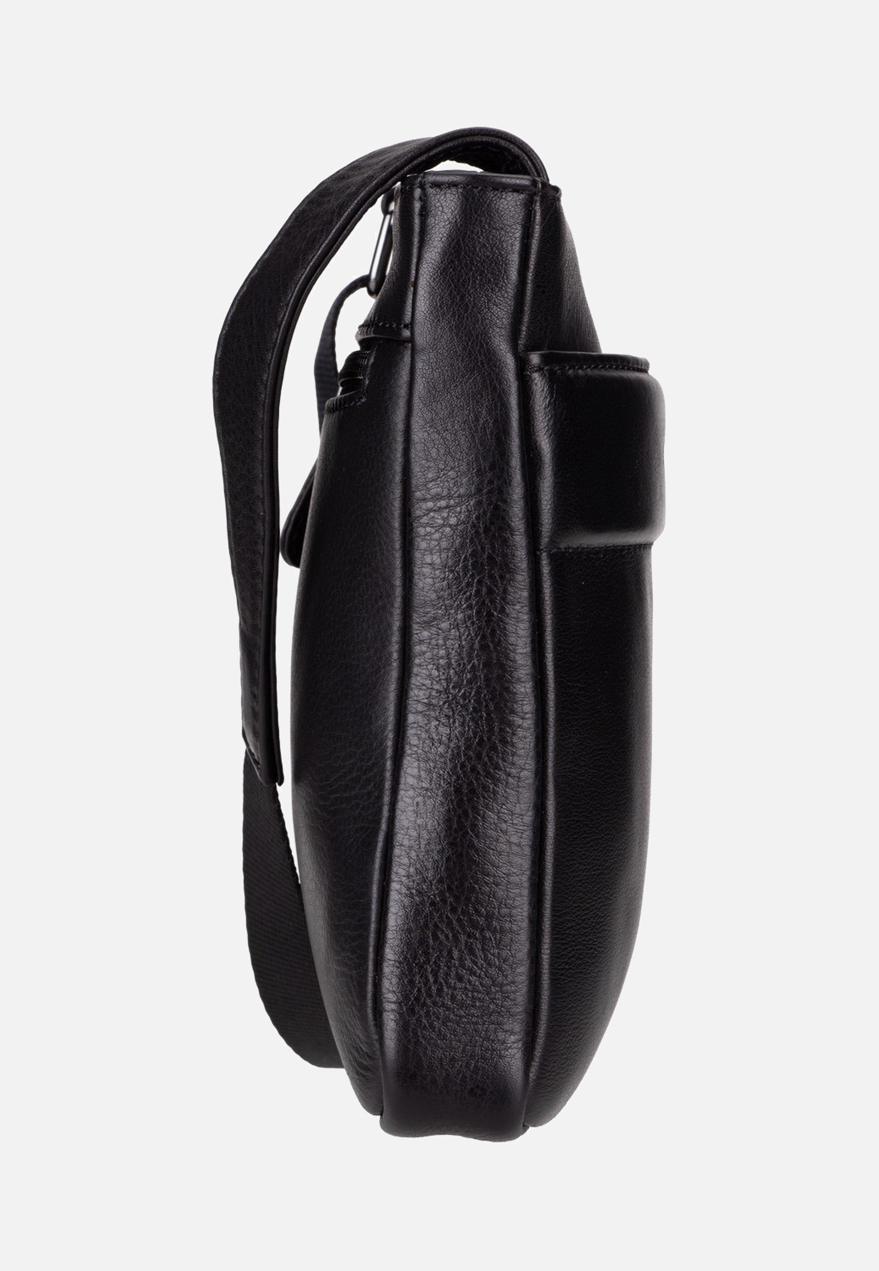 Bugatti Nome Shoulder Bag Small Black Umhängetasche