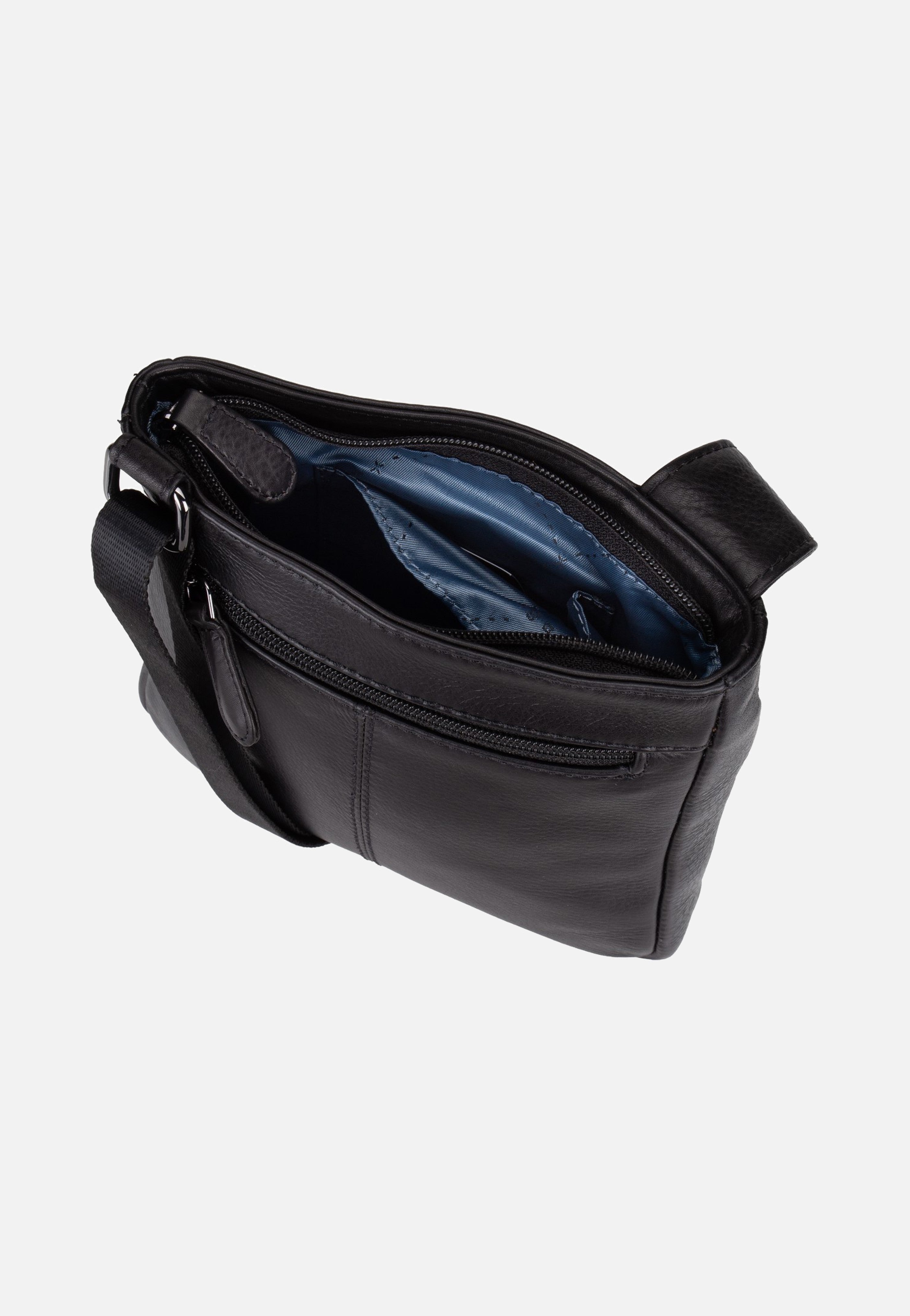Bugatti Nome Shoulder Bag Small Black Umhängetasche