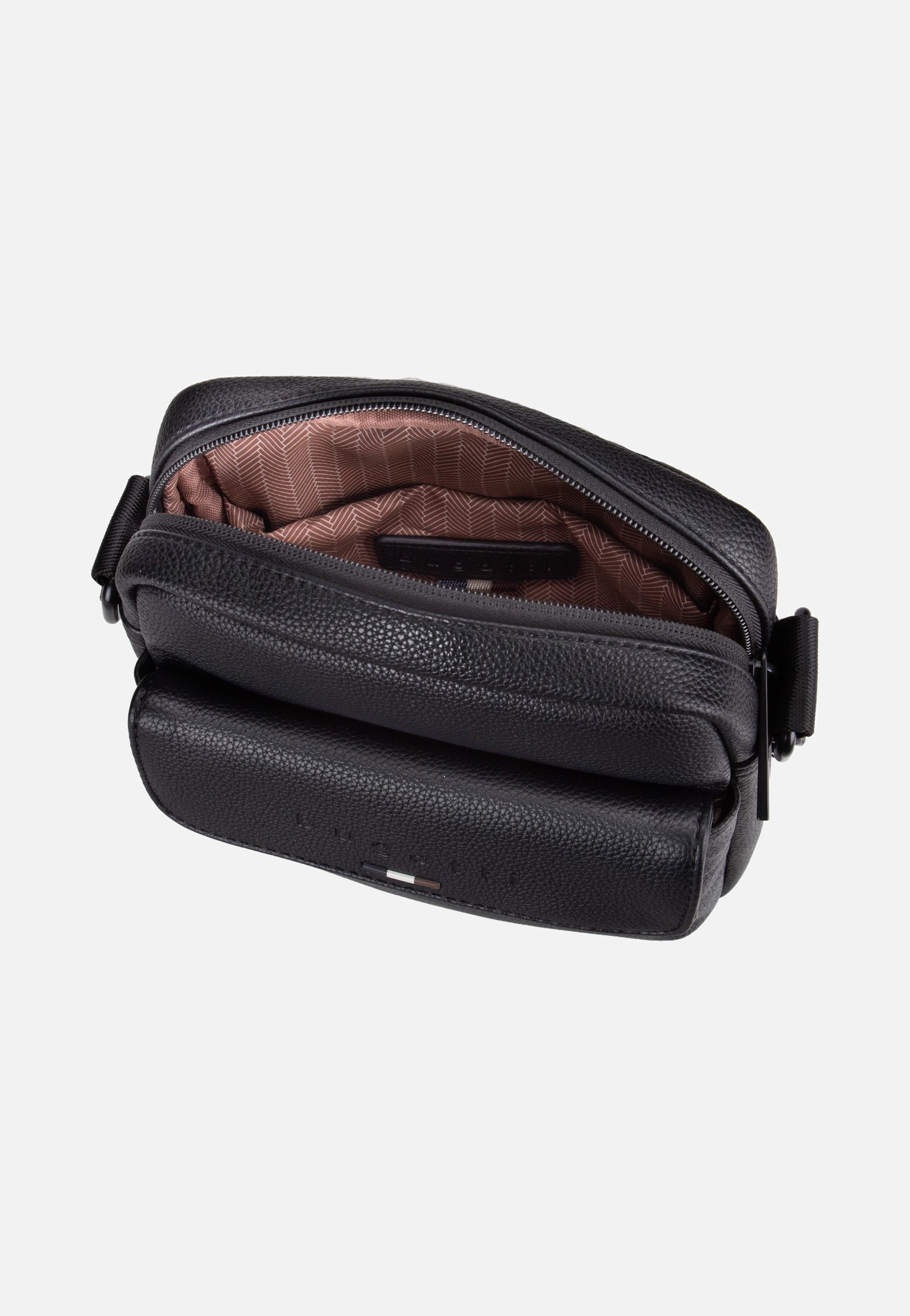 Bugatti - Rico Shoulderbag Small Black - Crossbody Bag | Men-Image