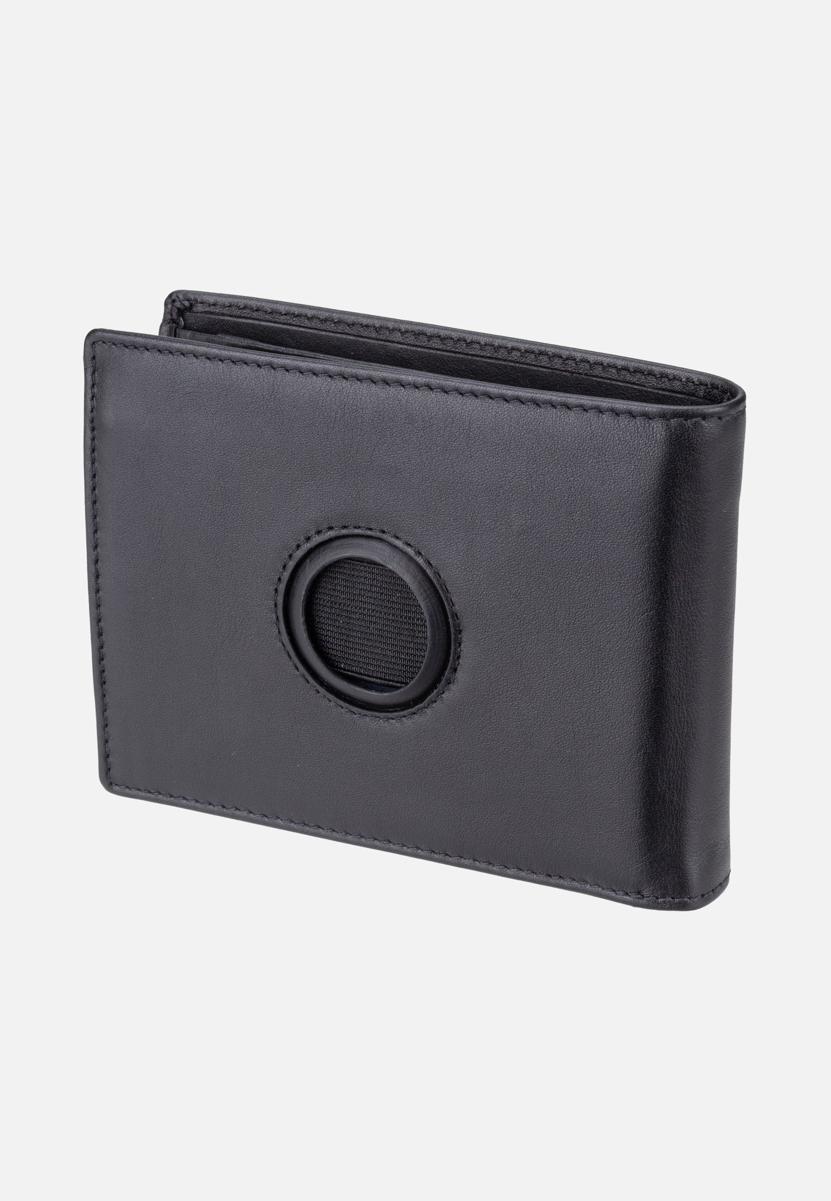 Bugatti Romeo Airtag Wallet With Flap Black Wallet