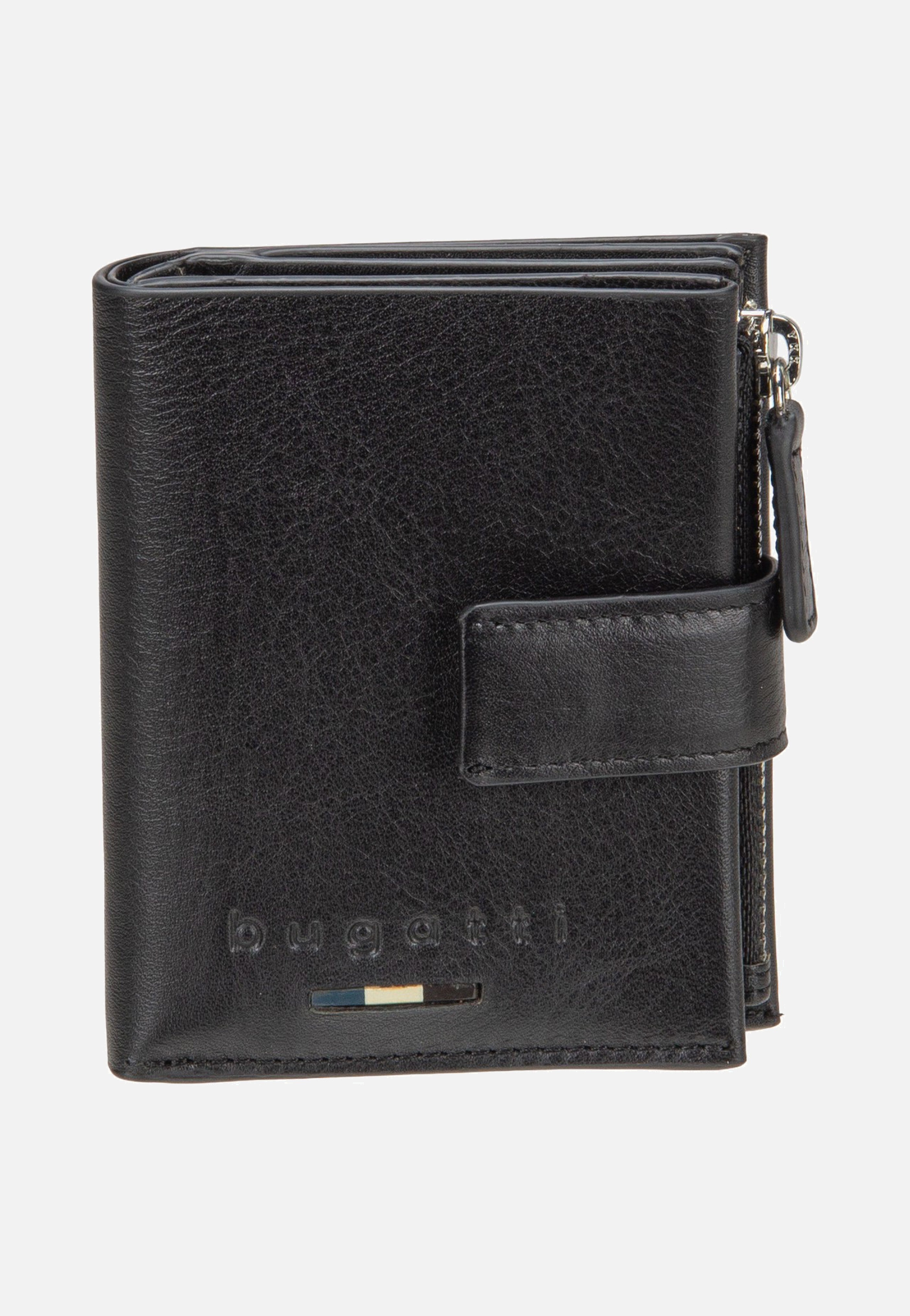 Bugatti Romeo Mini Wallet Black Portemonnaie