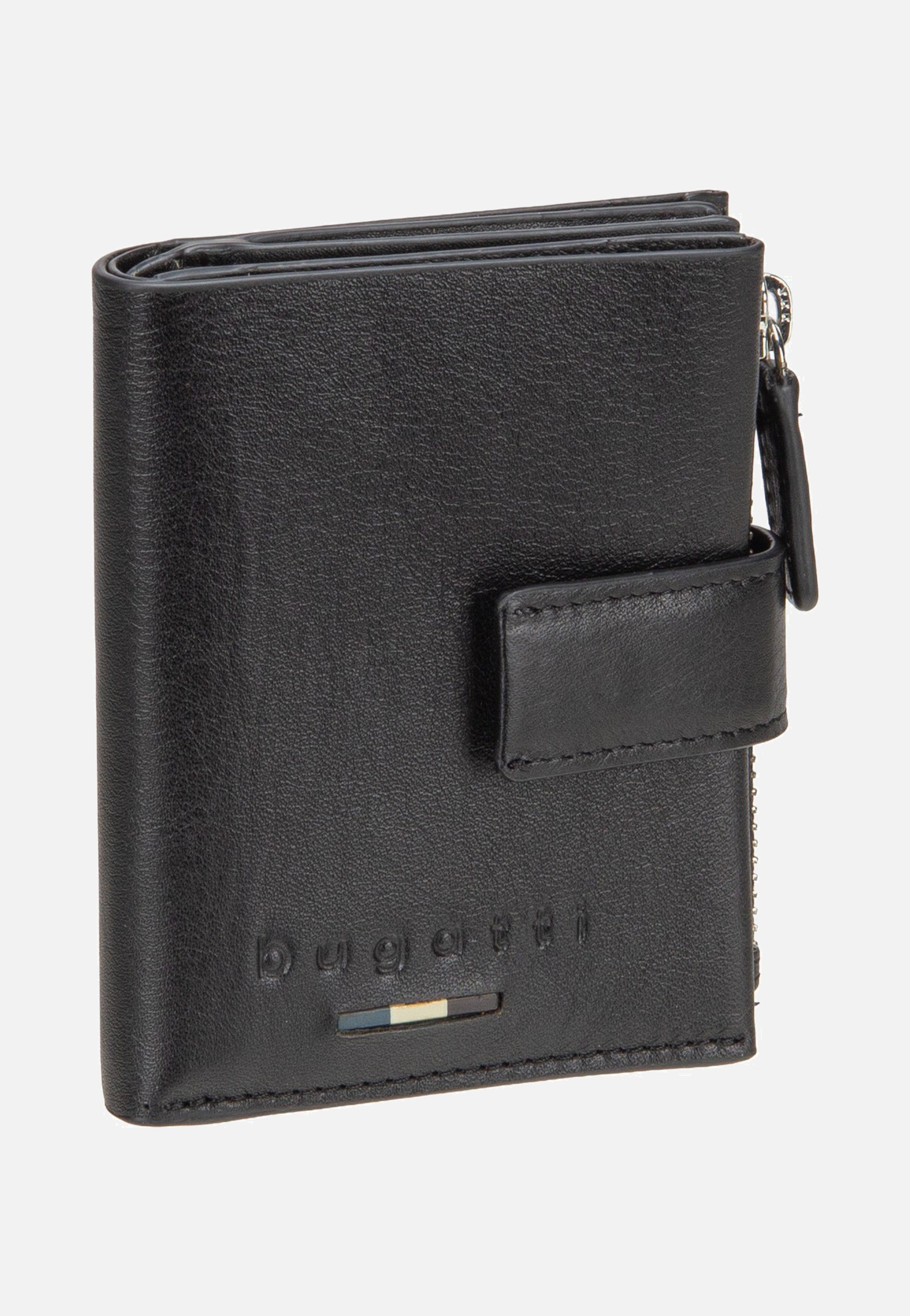 Bugatti Romeo Mini Wallet Black Portemonnaie
