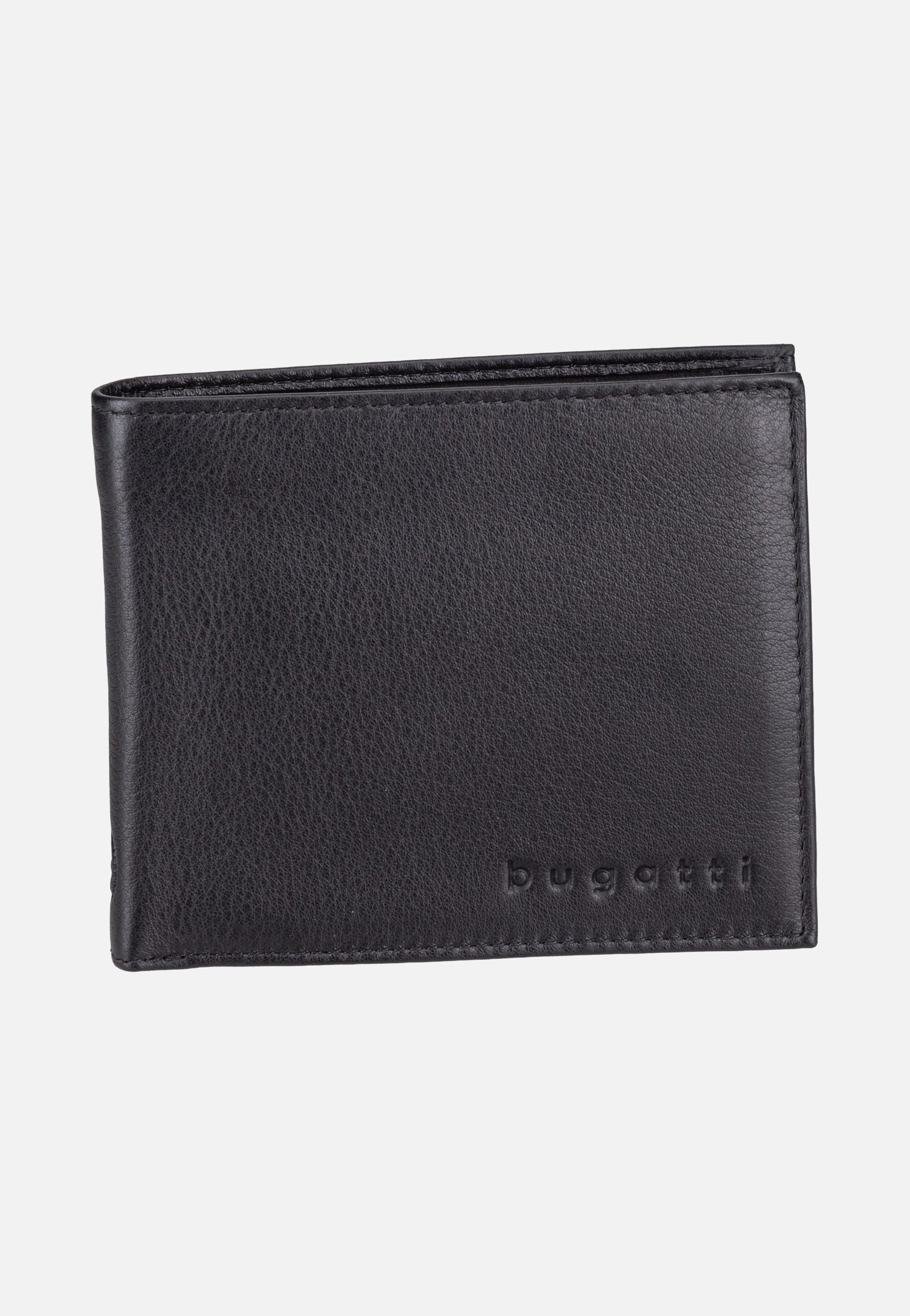 Bugatti Sempre Wallet With Flap Black Portemonnaie