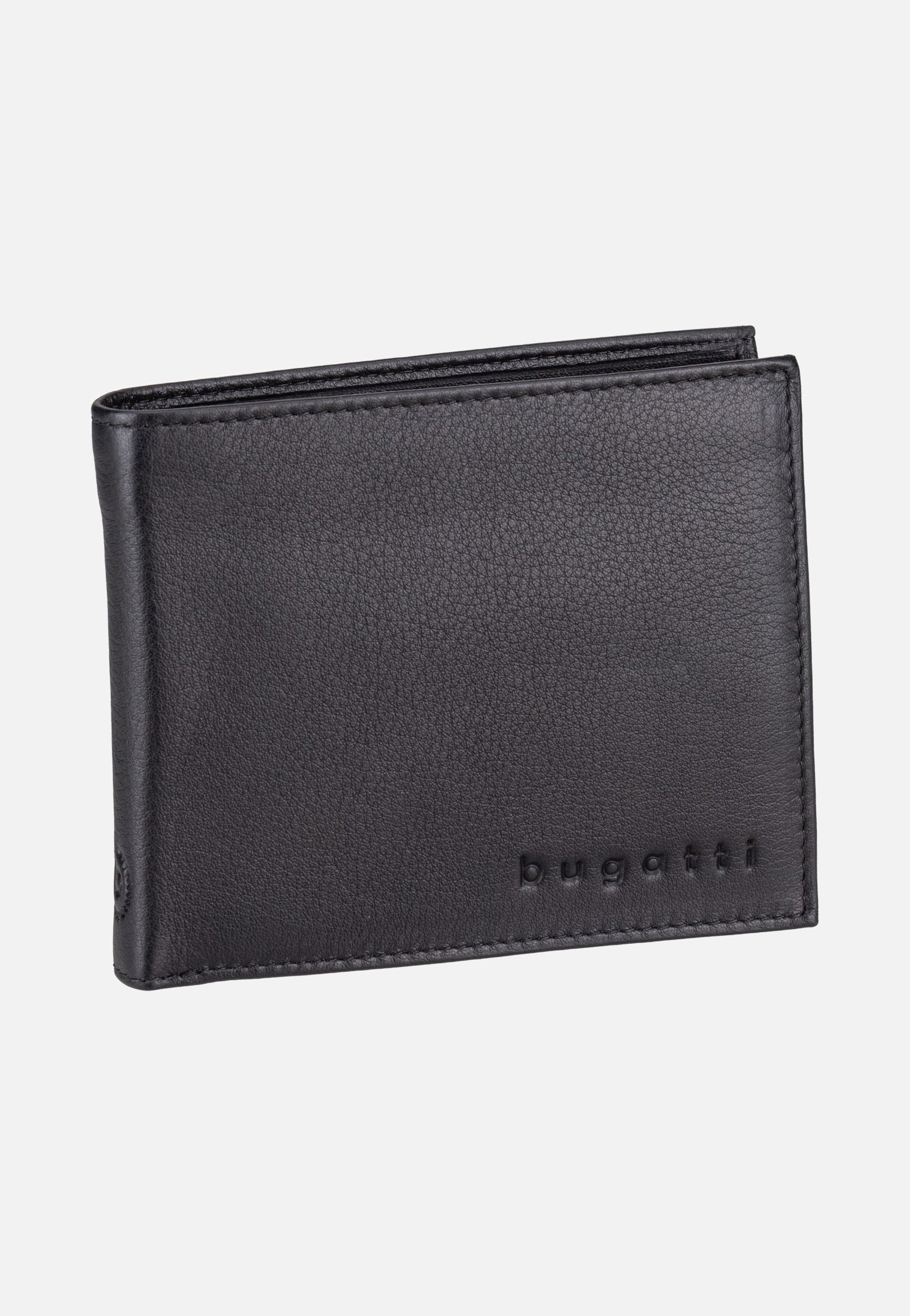 Bugatti Sempre Wallet With Flap Black Portemonnaie