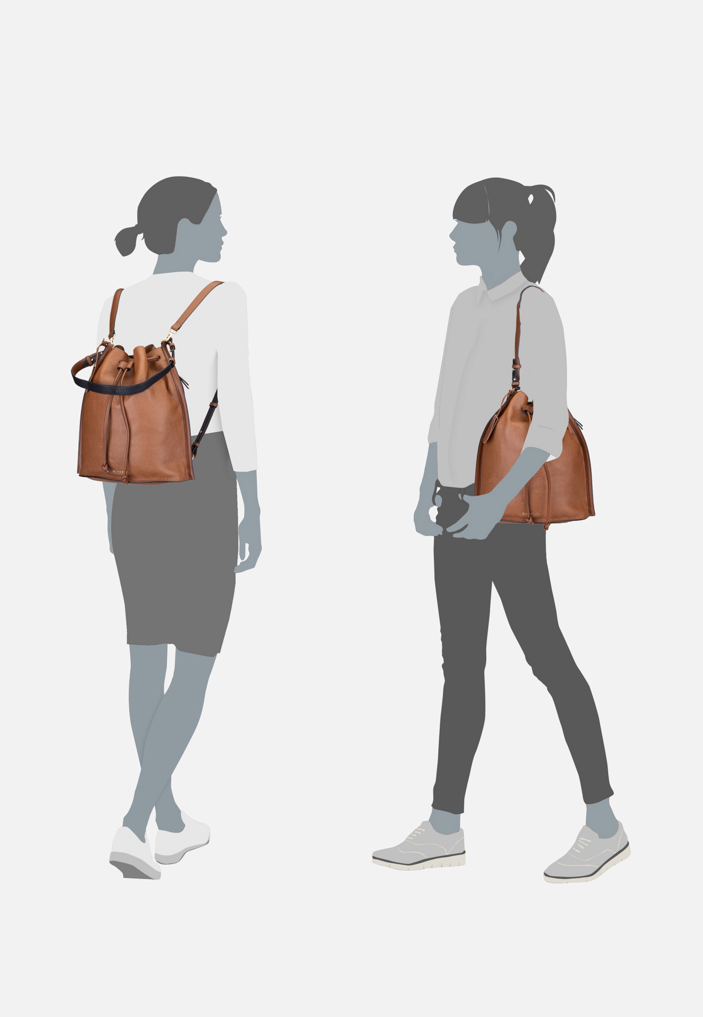 Burkely - Keen Keira 1000623 Cognac - Backpack | Women-Image