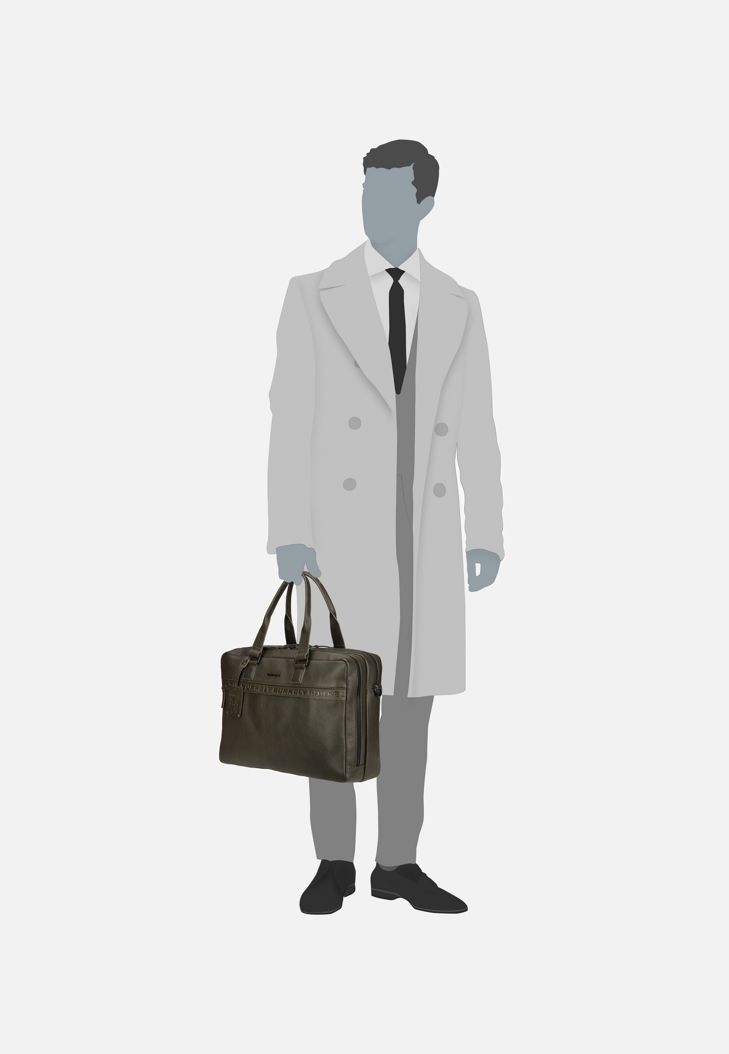 Burkely - Minimal Mason 1000801 Green - Briefcase | Men-Image