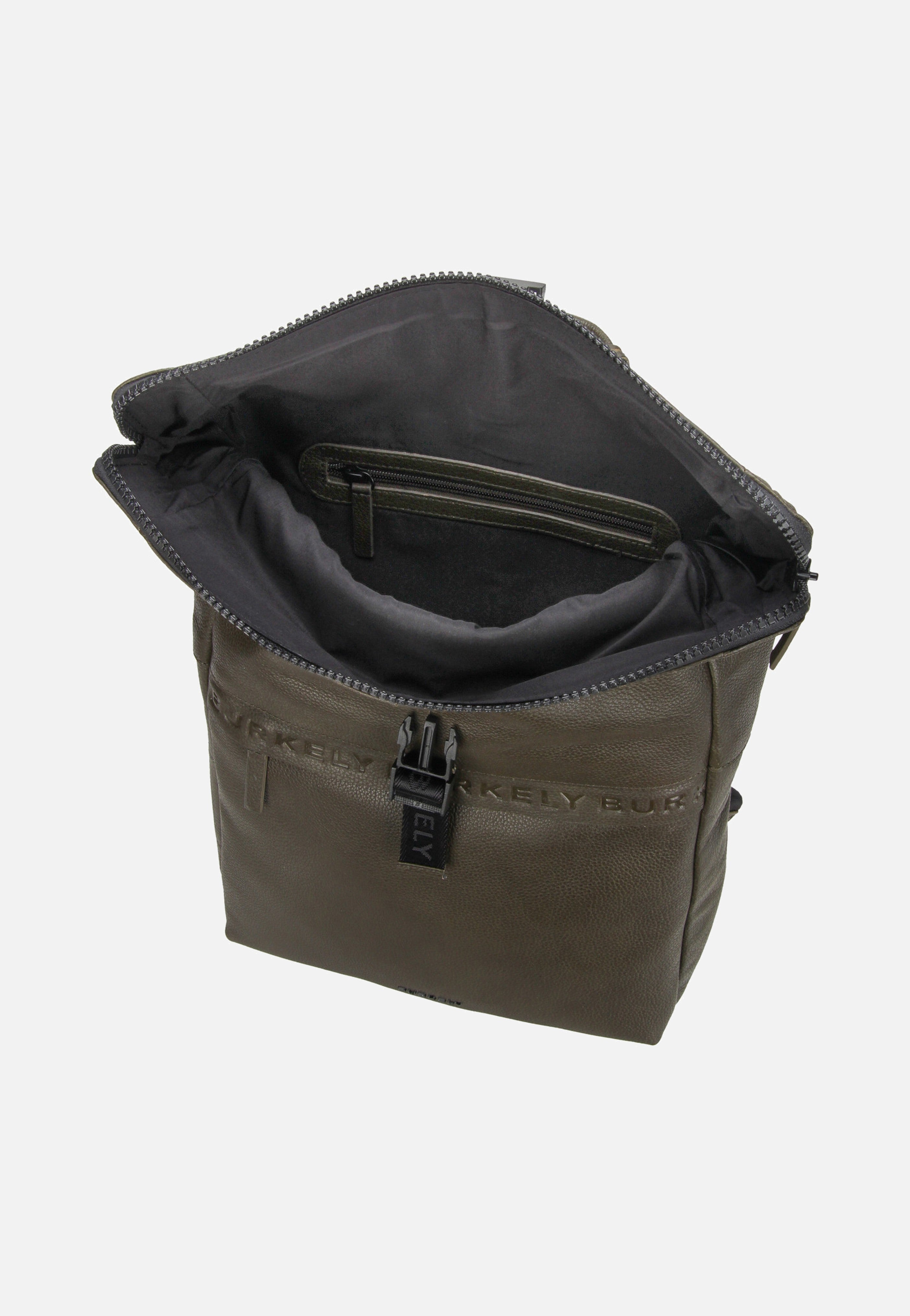 Burkely Minimal Mason 1000805 Green Rolltop Rucksack