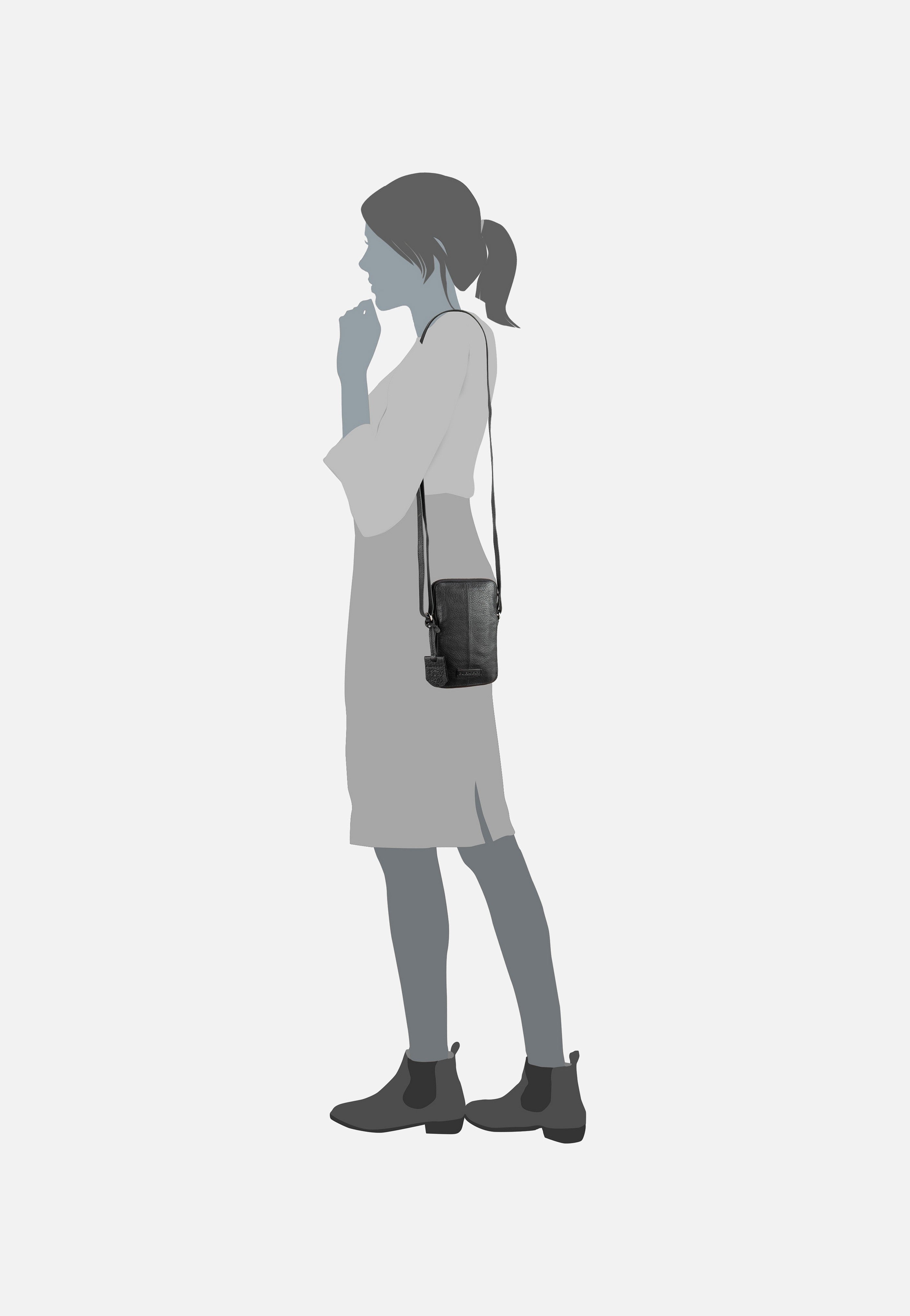 Burkely - Mystic Maeve Phone Bag Black - Phone Pouches | Women-Image