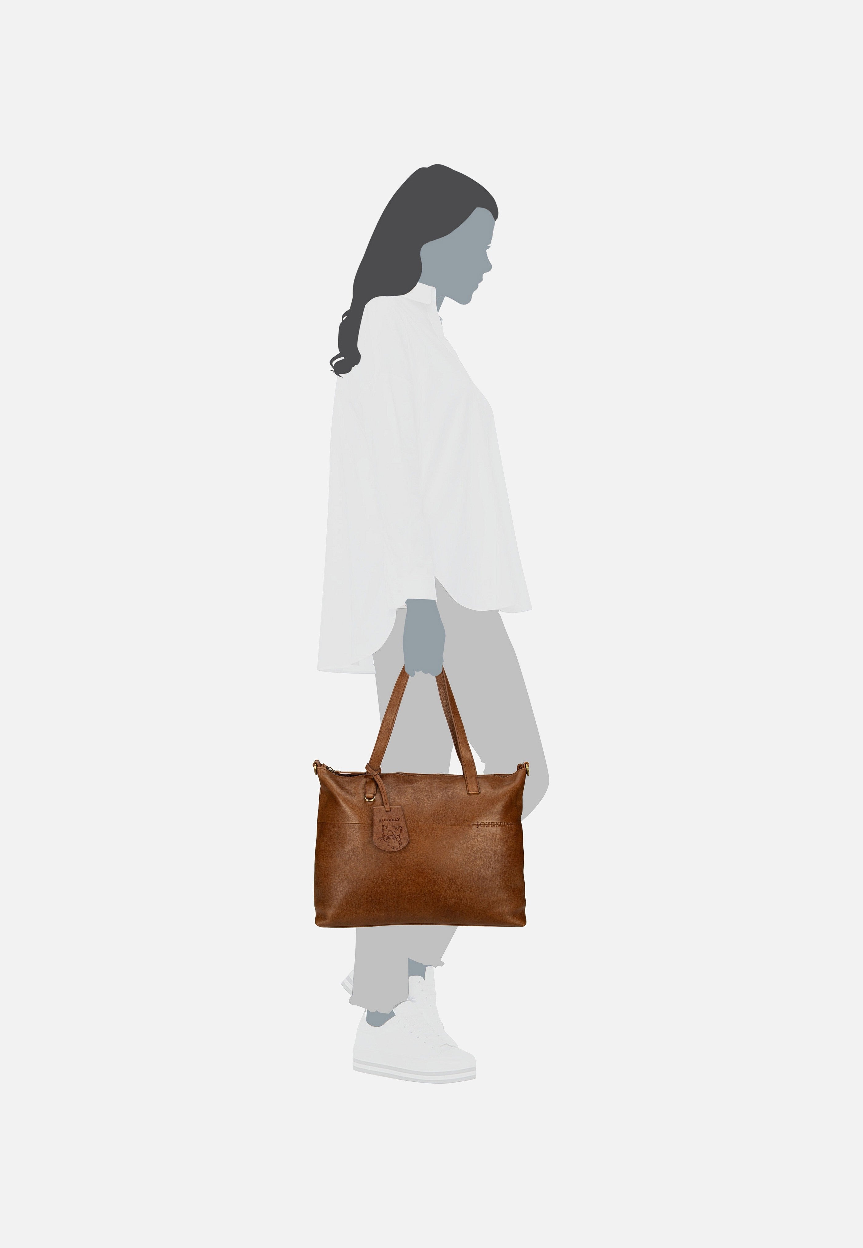 Burkely - Natural Norah 1000810 14'' Coco Cognac - Shopper | Women-Image